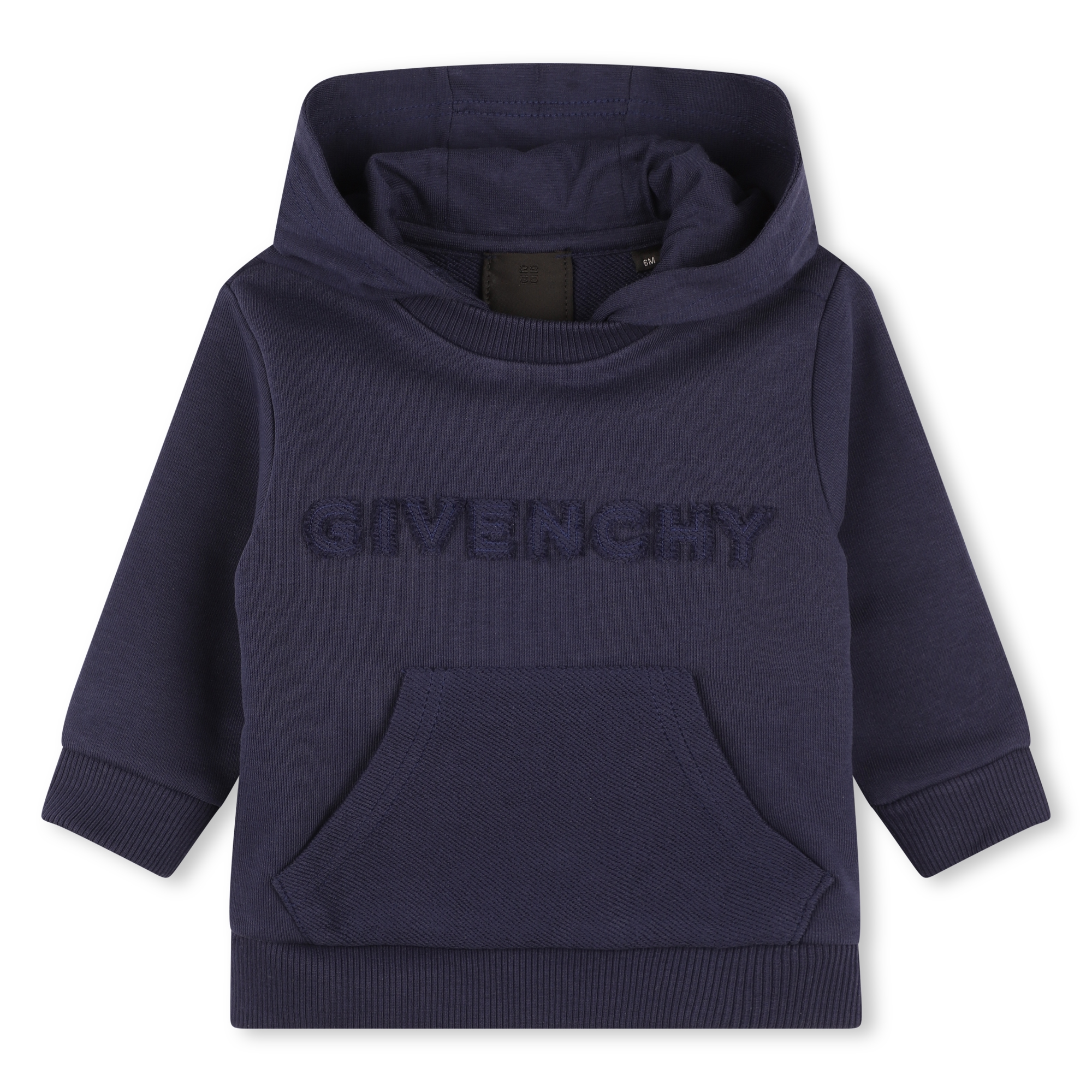 GIVENCHY Fleece sweater met capuchon baby blauw Kids around