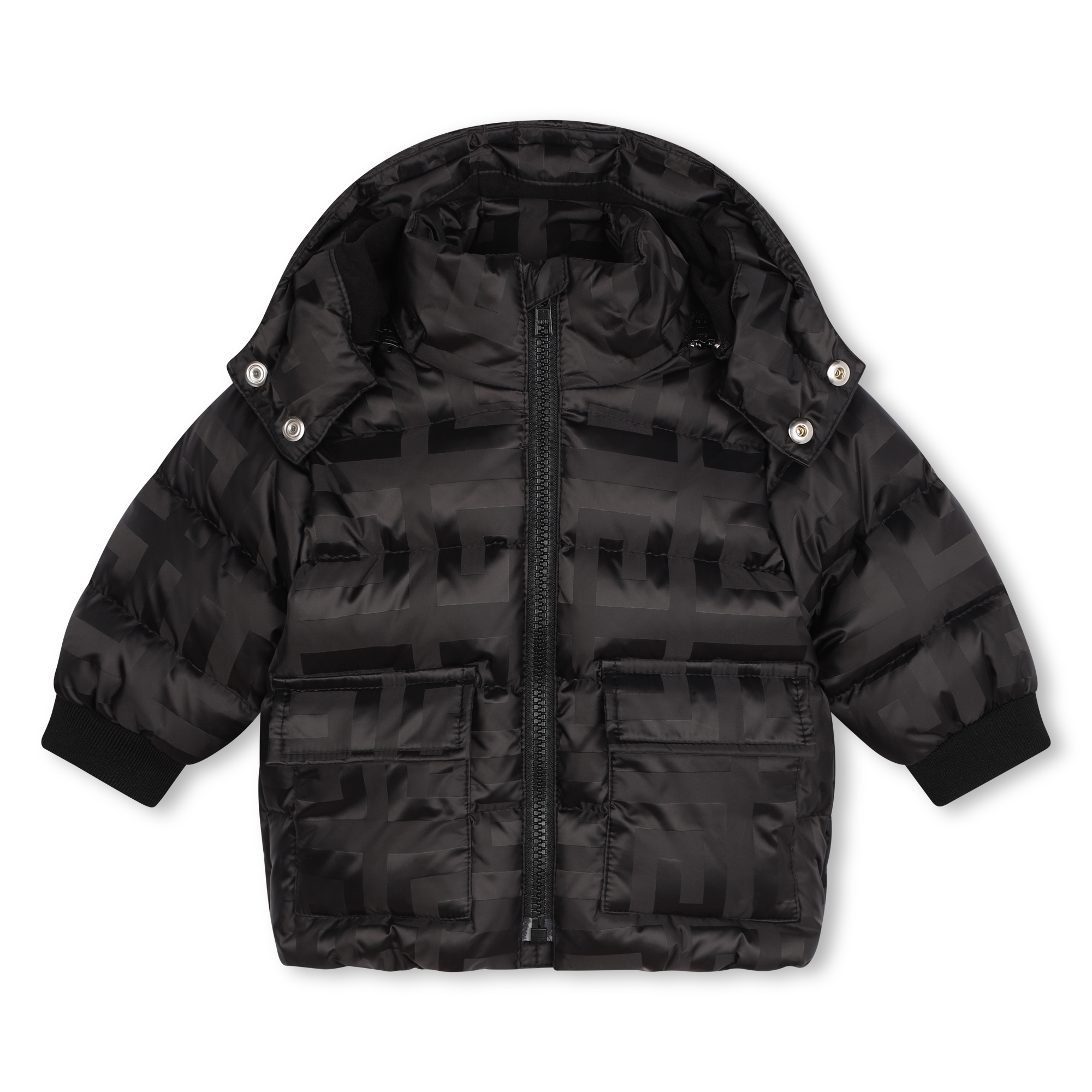 Removable-hood puffer jacket GIVENCHY for BOY