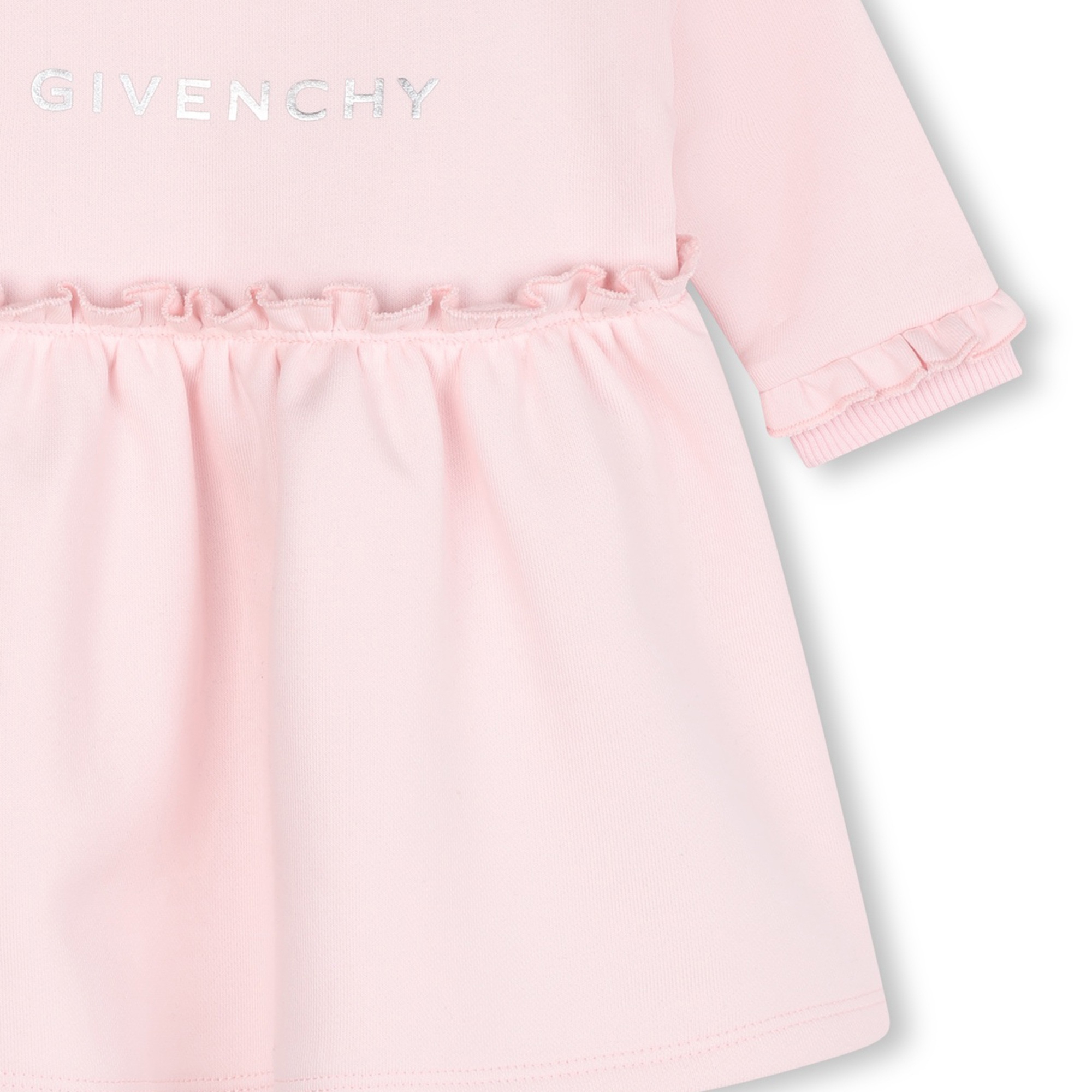 Ruffled fleece dress GIVENCHY for GIRL