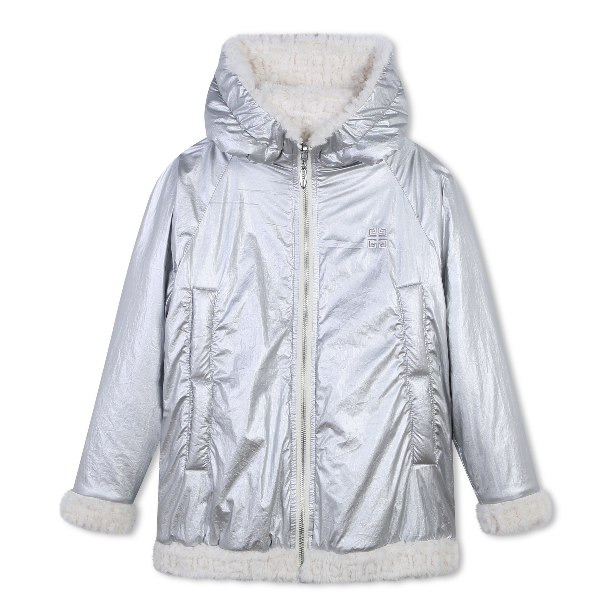 Reversible hooded jacket GIVENCHY for GIRL