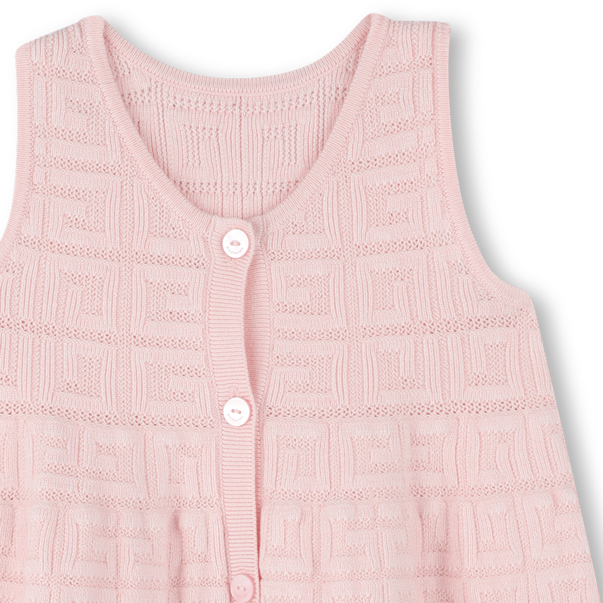 Buttoned tricot dress GIVENCHY for GIRL