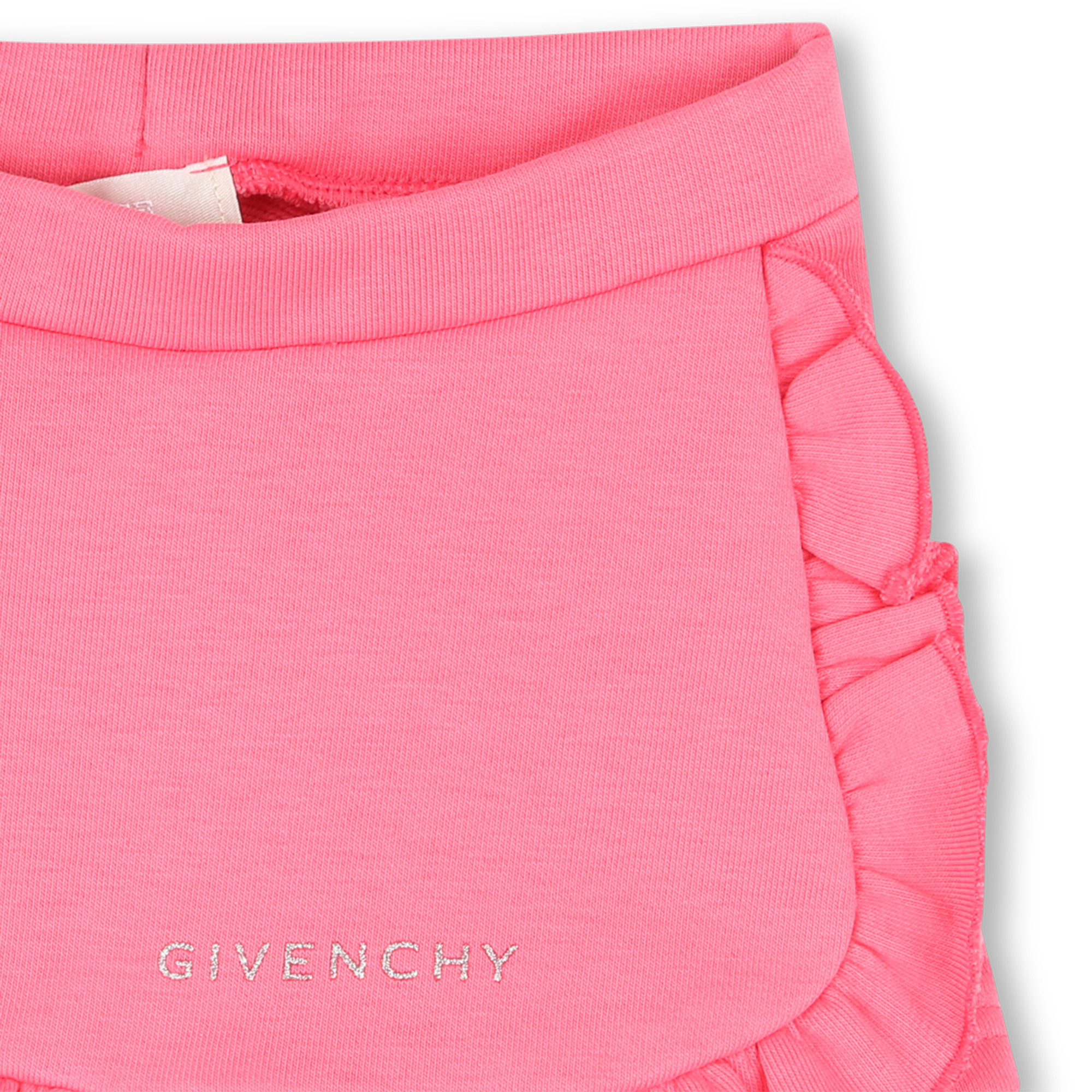 Short en molleton à volant GIVENCHY pour FILLE