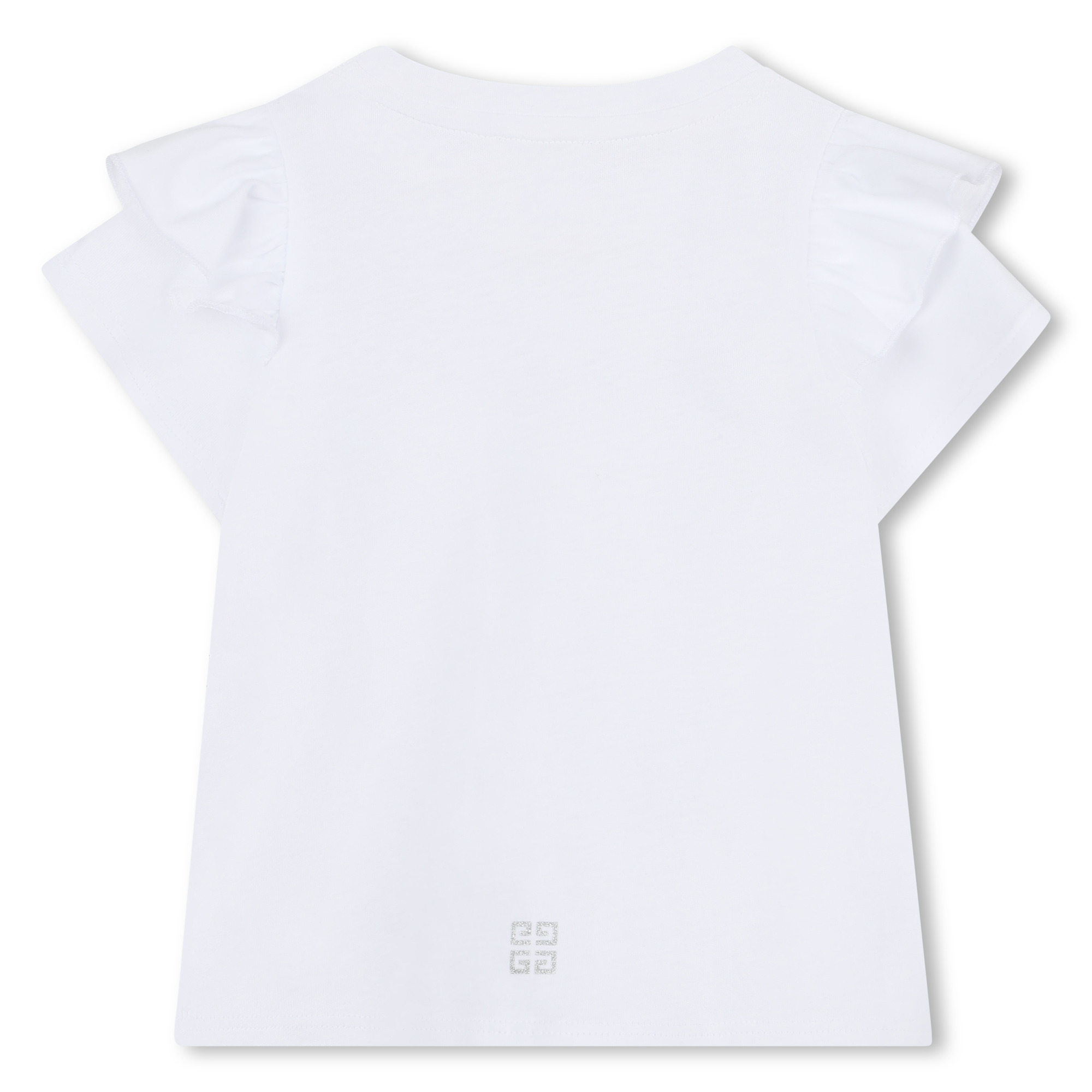 Frilled sleeve T-shirt GIVENCHY for GIRL