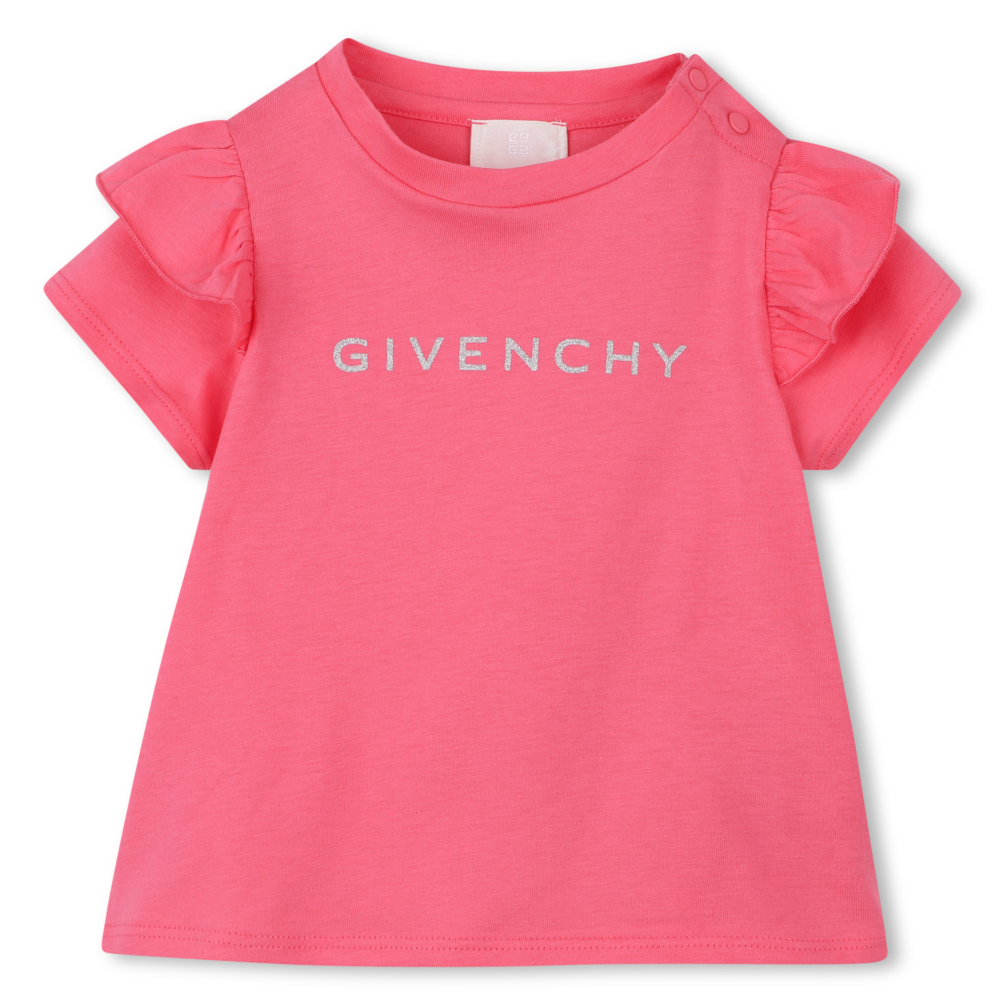 Frilled sleeve T-shirt GIVENCHY for GIRL