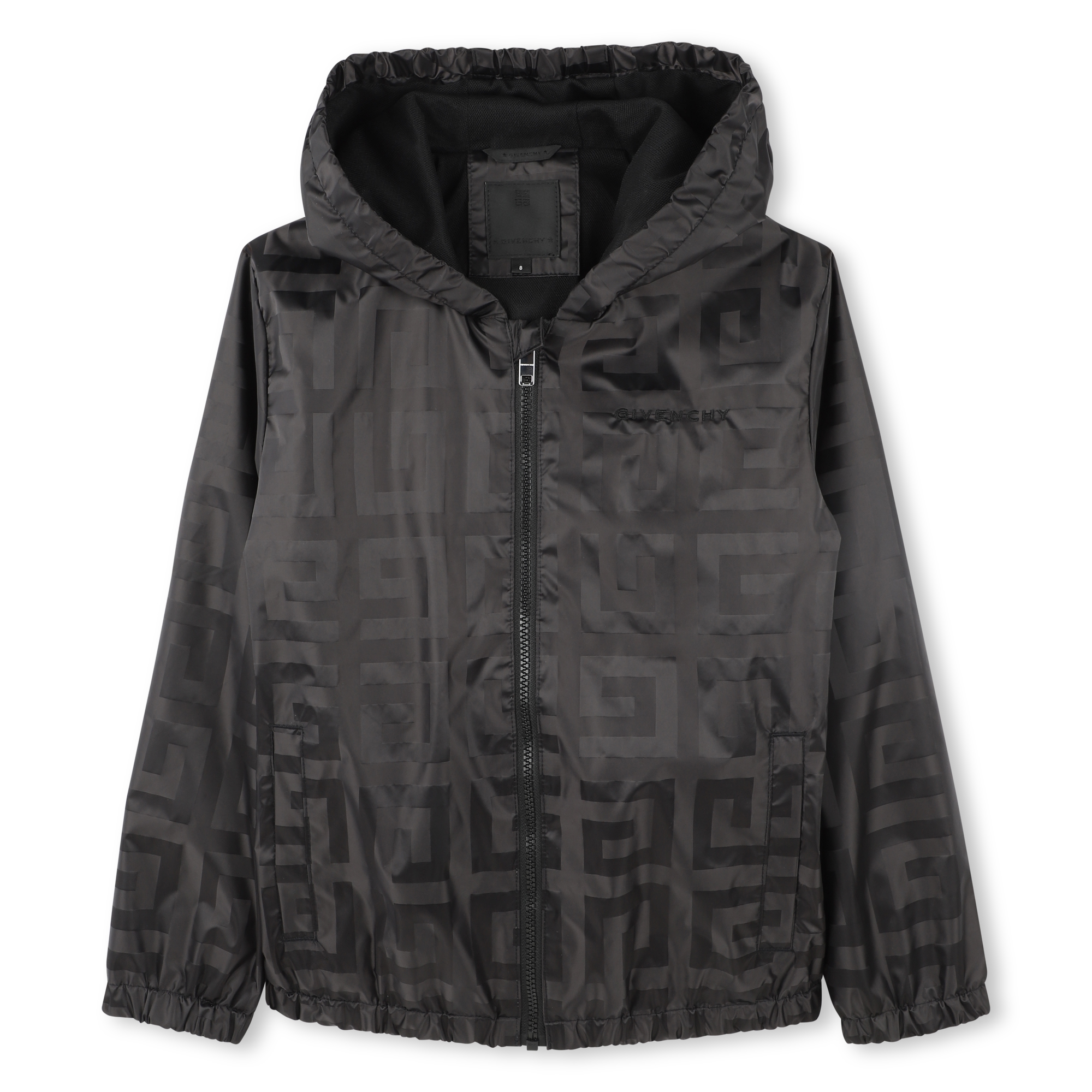 Hooded windbreaker with zip GIVENCHY for BOY