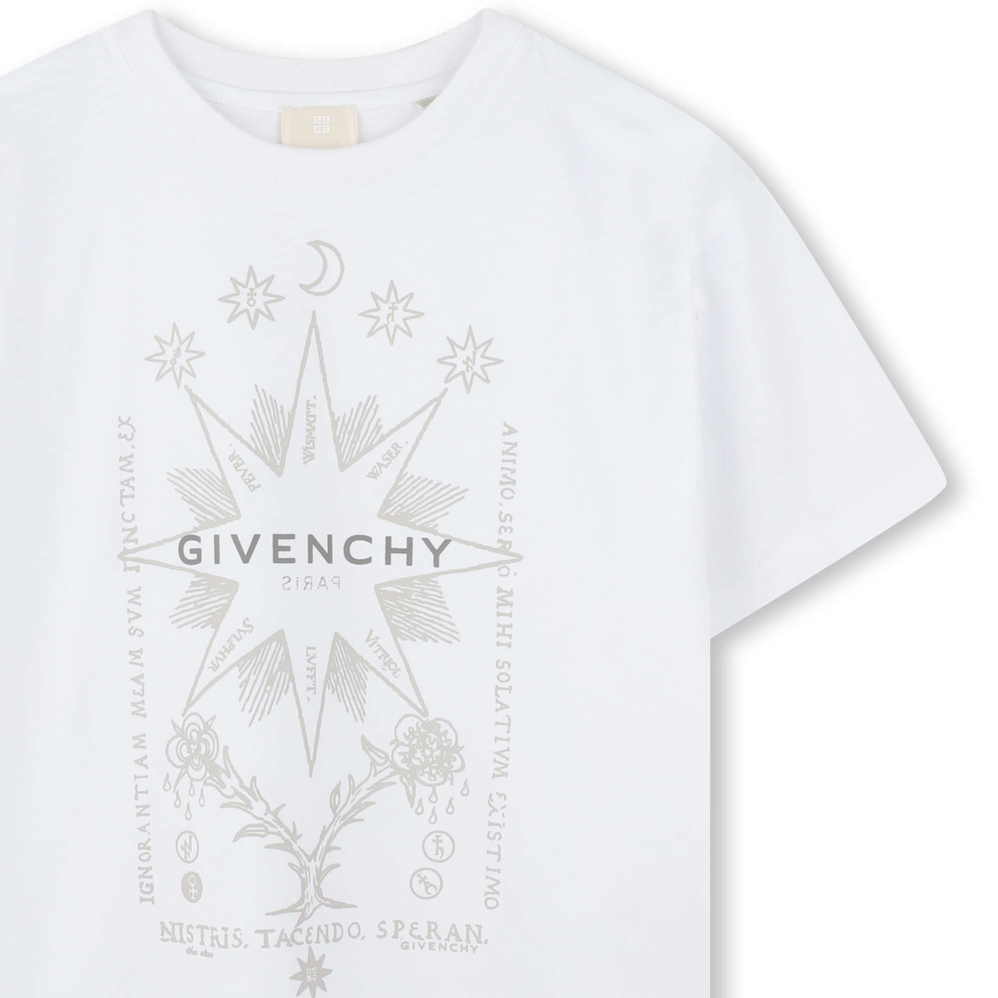 T-shirt coton manches courtes GIVENCHY pour GARCON