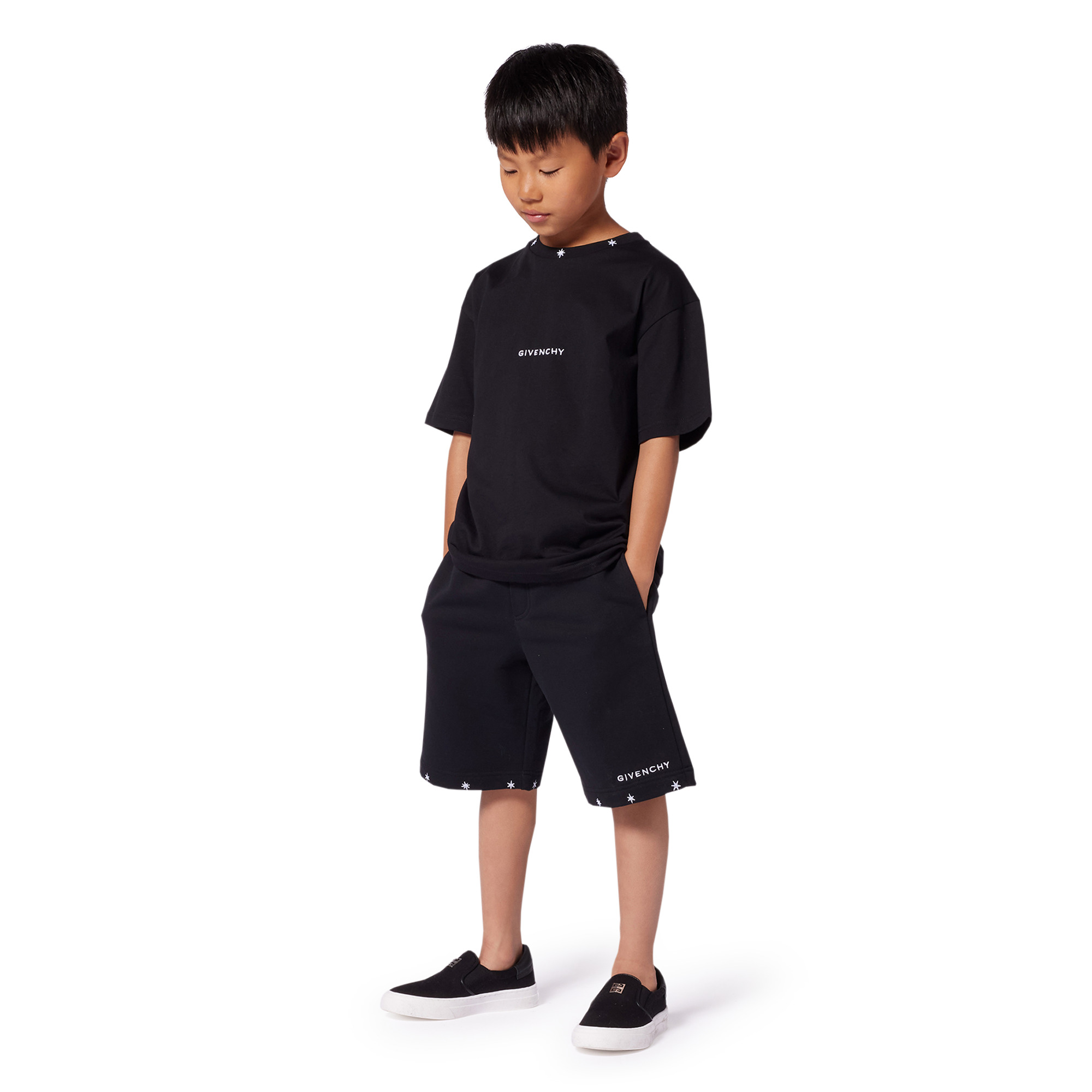 Long-sleeved cotton T-shirt GIVENCHY for BOY