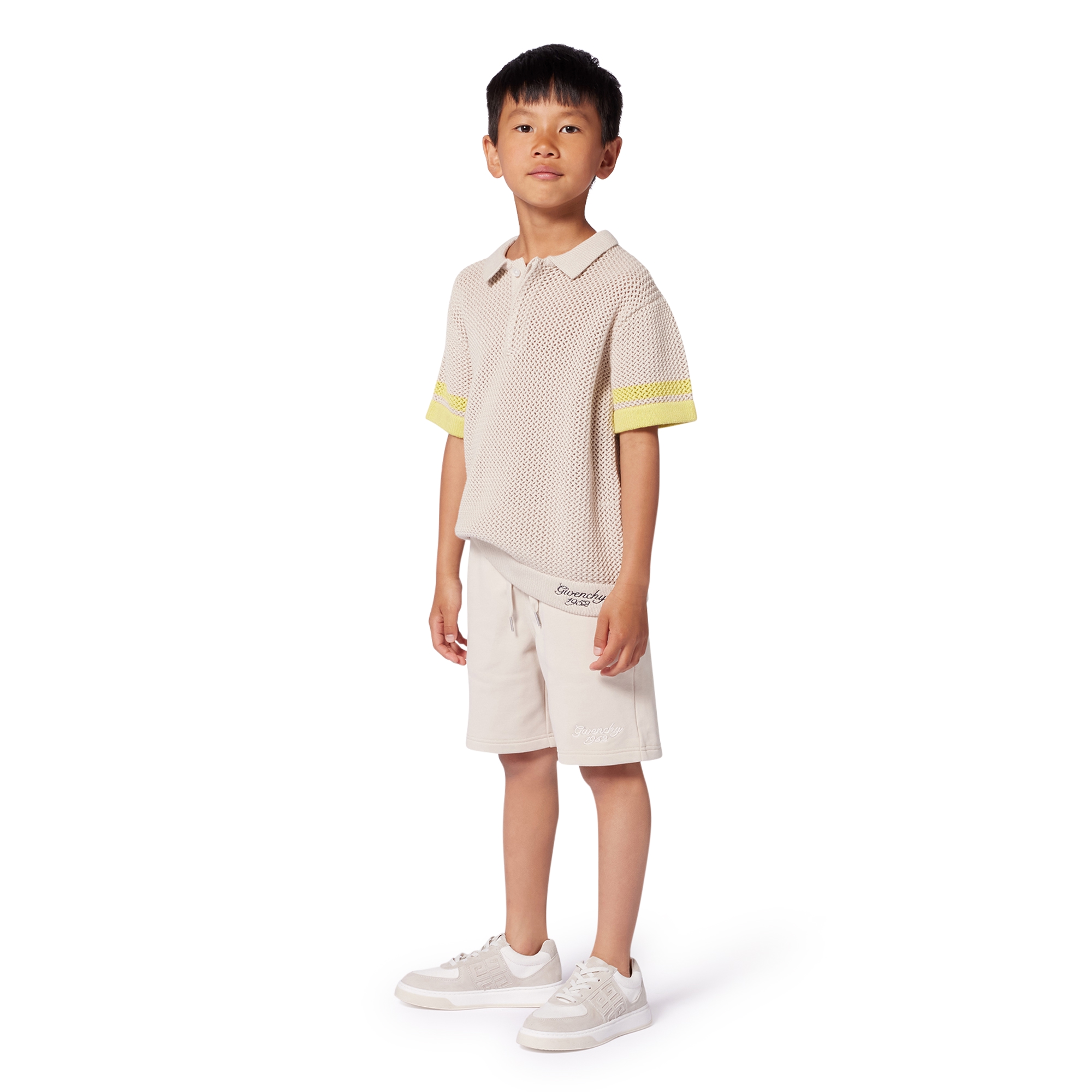 Short-sleeved cotton polo GIVENCHY for BOY