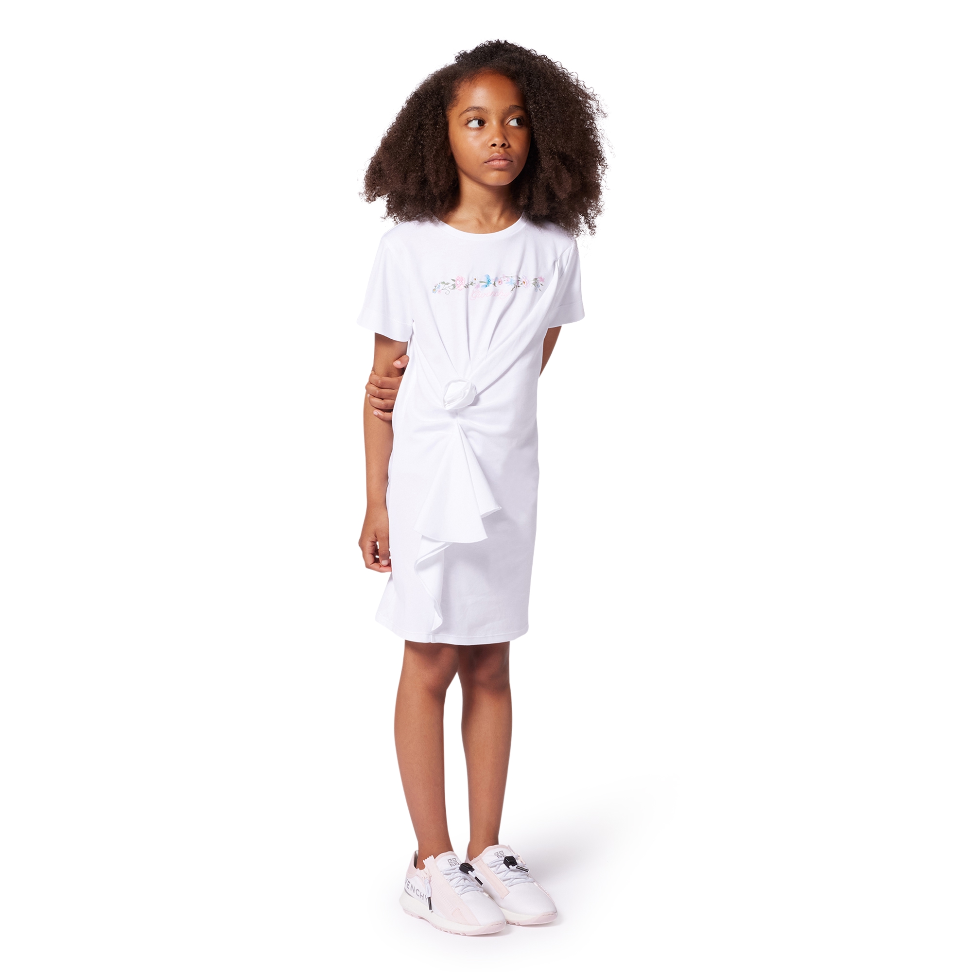 Robe avec volant effet fleur GIVENCHY pour FILLE