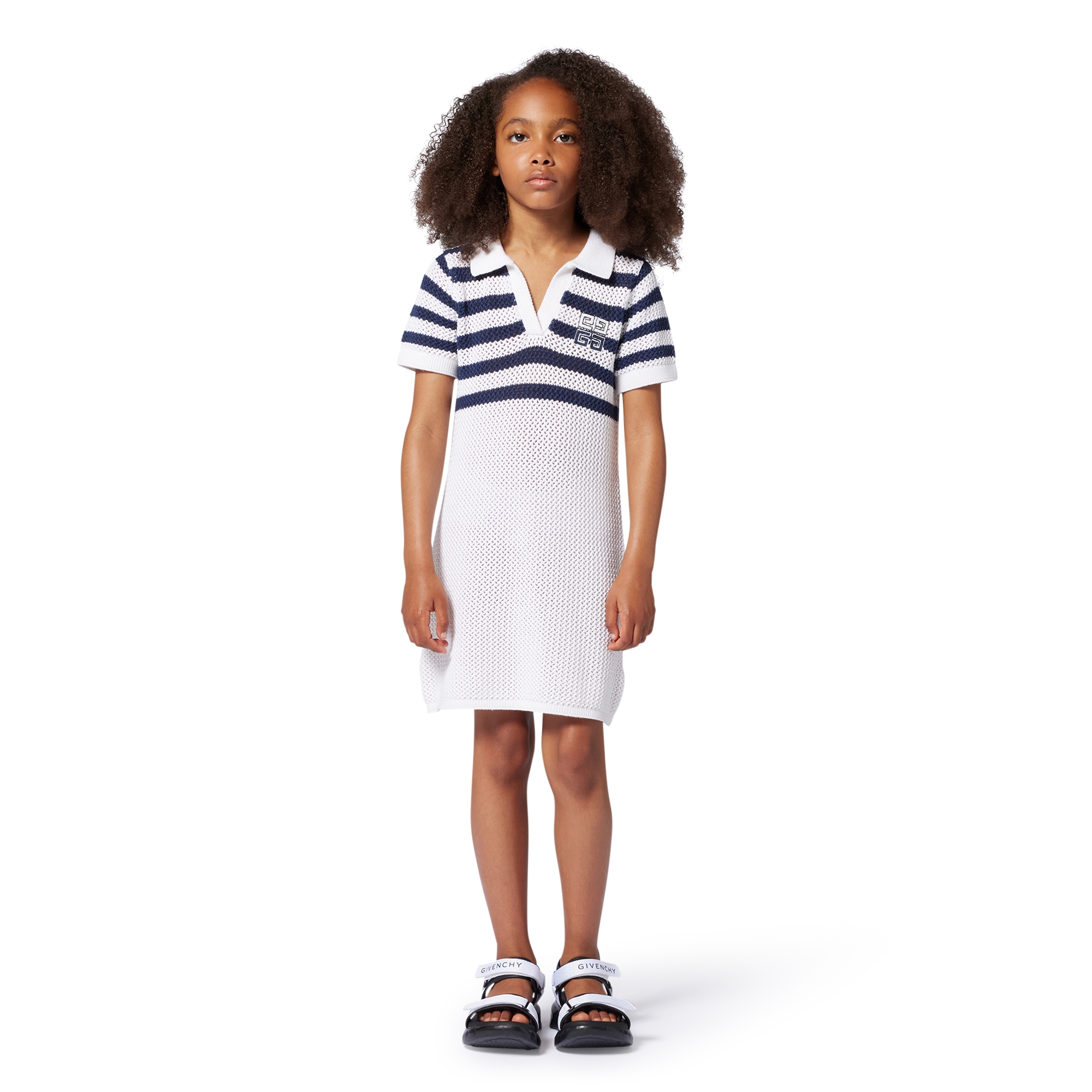 Striped tricot dress GIVENCHY for GIRL