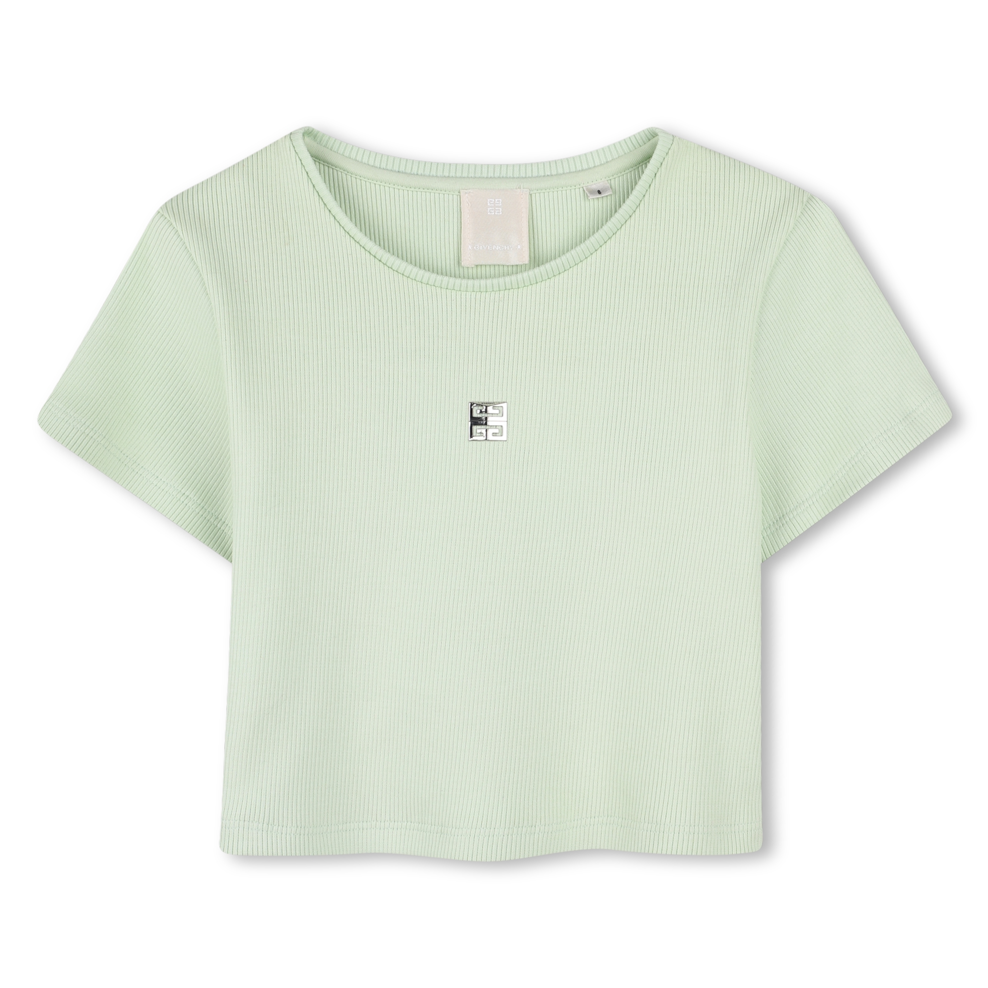 T-shirt uni avec broderie GIVENCHY pour FILLE