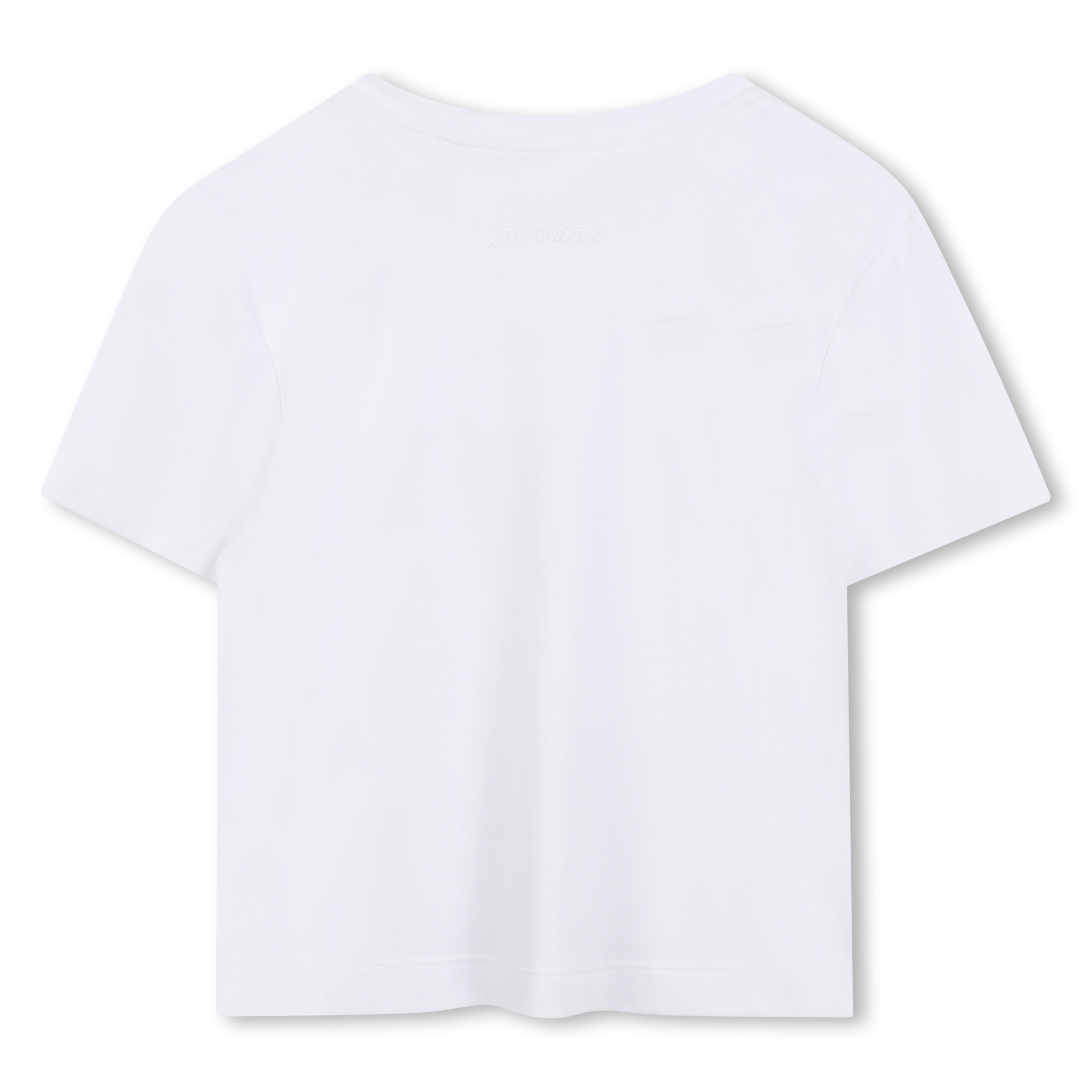 T-shirt à noeud en satin GIVENCHY pour FILLE