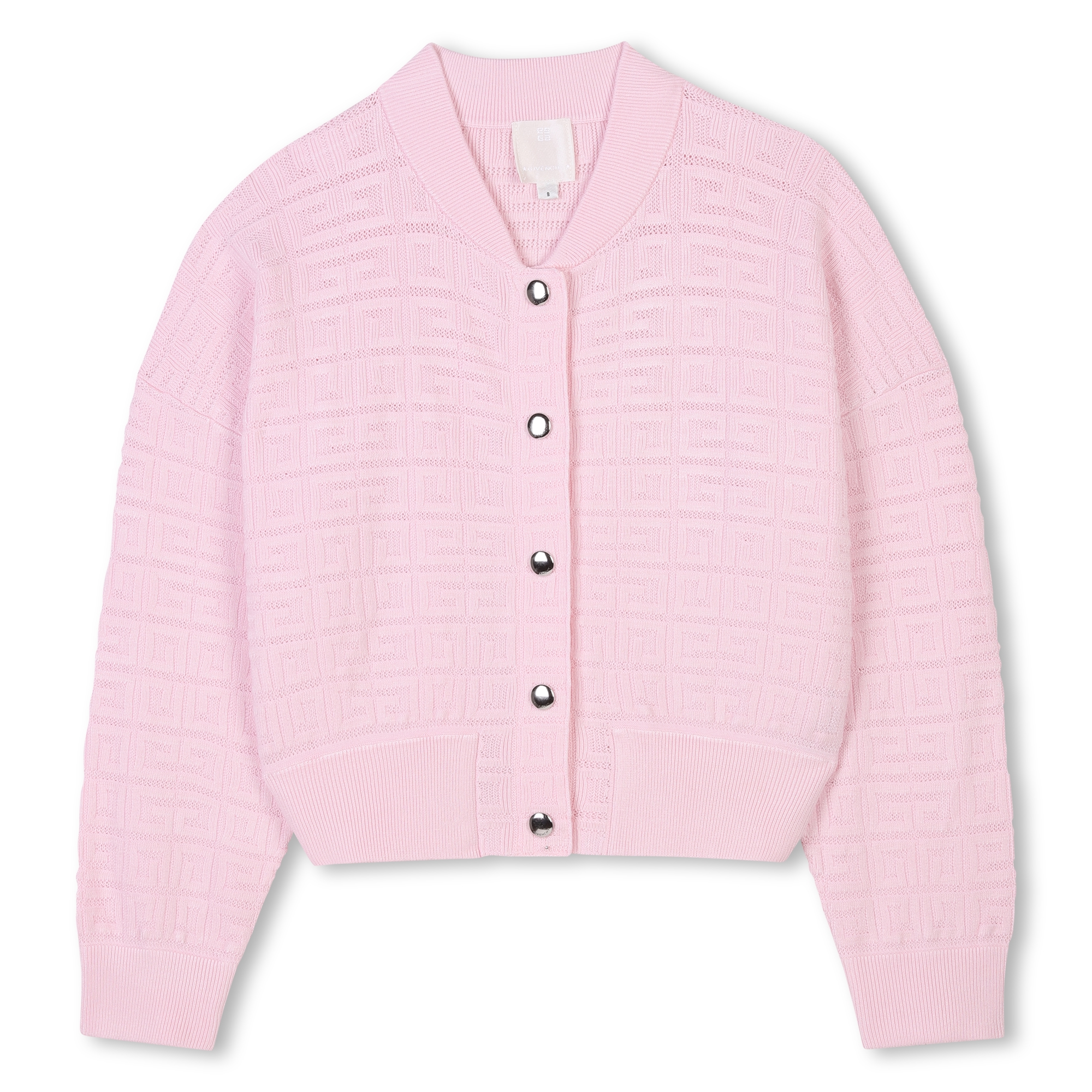 Cardigan pressionné en tricot GIVENCHY pour FILLE