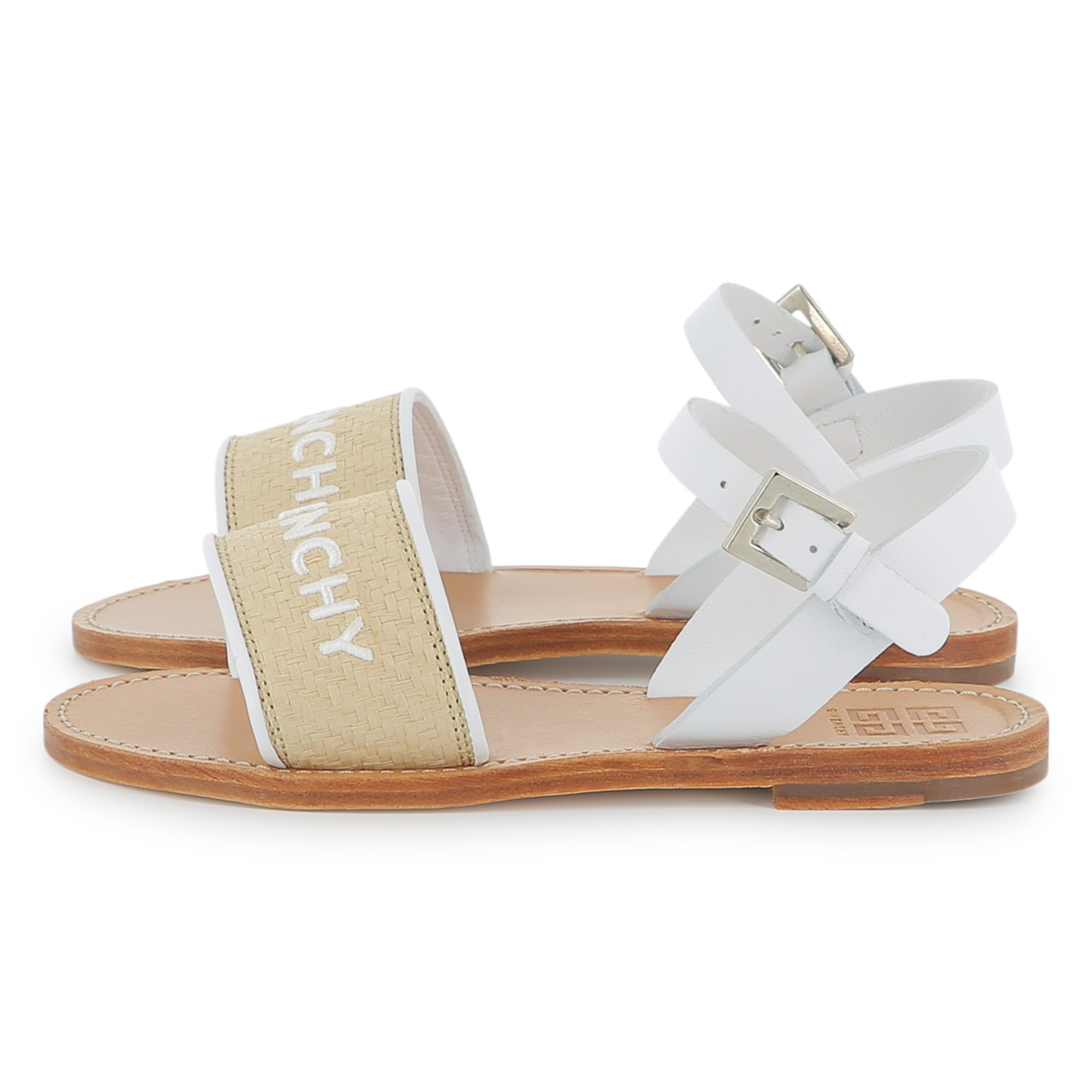 Buckled sandals with leather GIVENCHY for GIRL