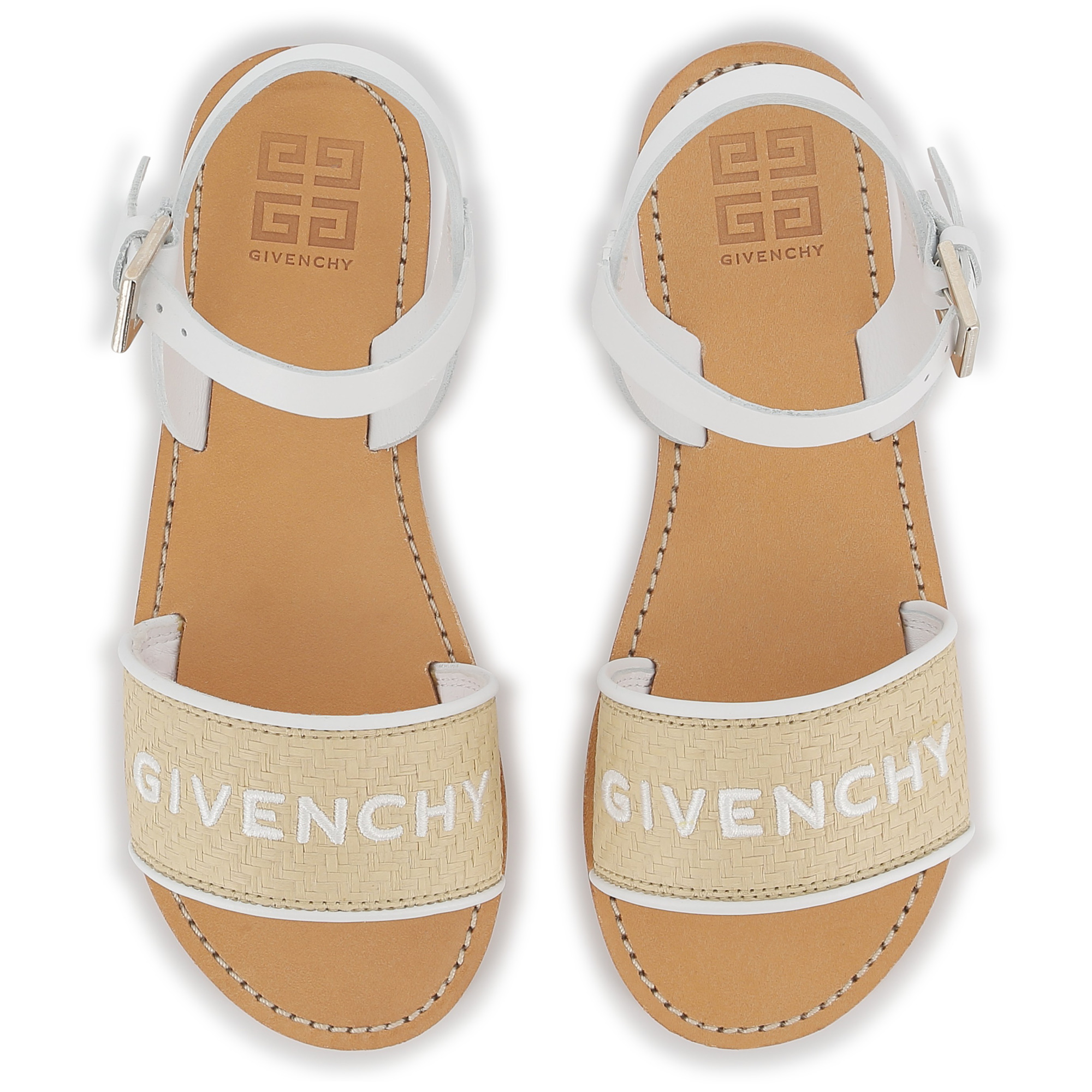 Buckled sandals with leather GIVENCHY for GIRL