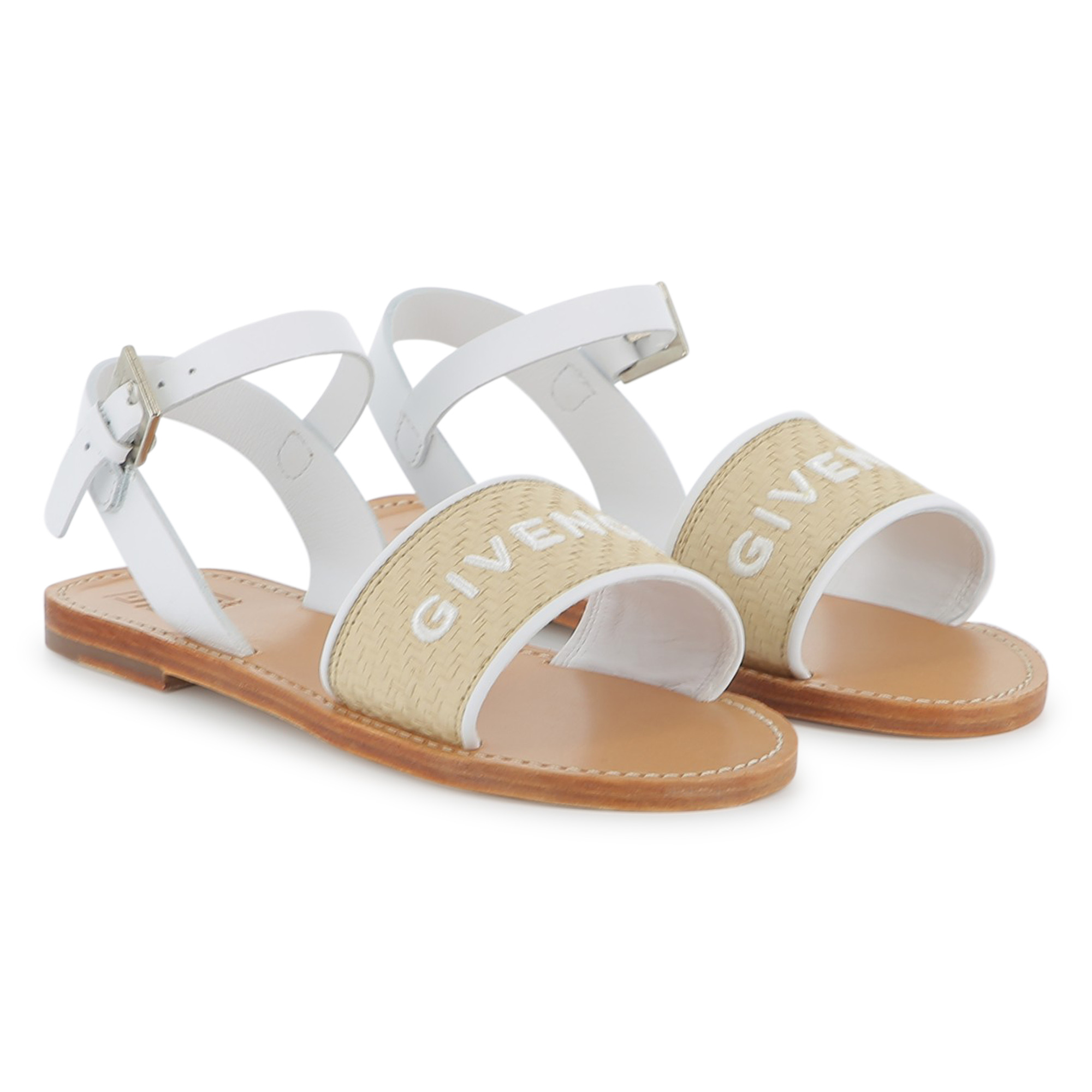 Sandalen met gesp en leer GIVENCHY Voor