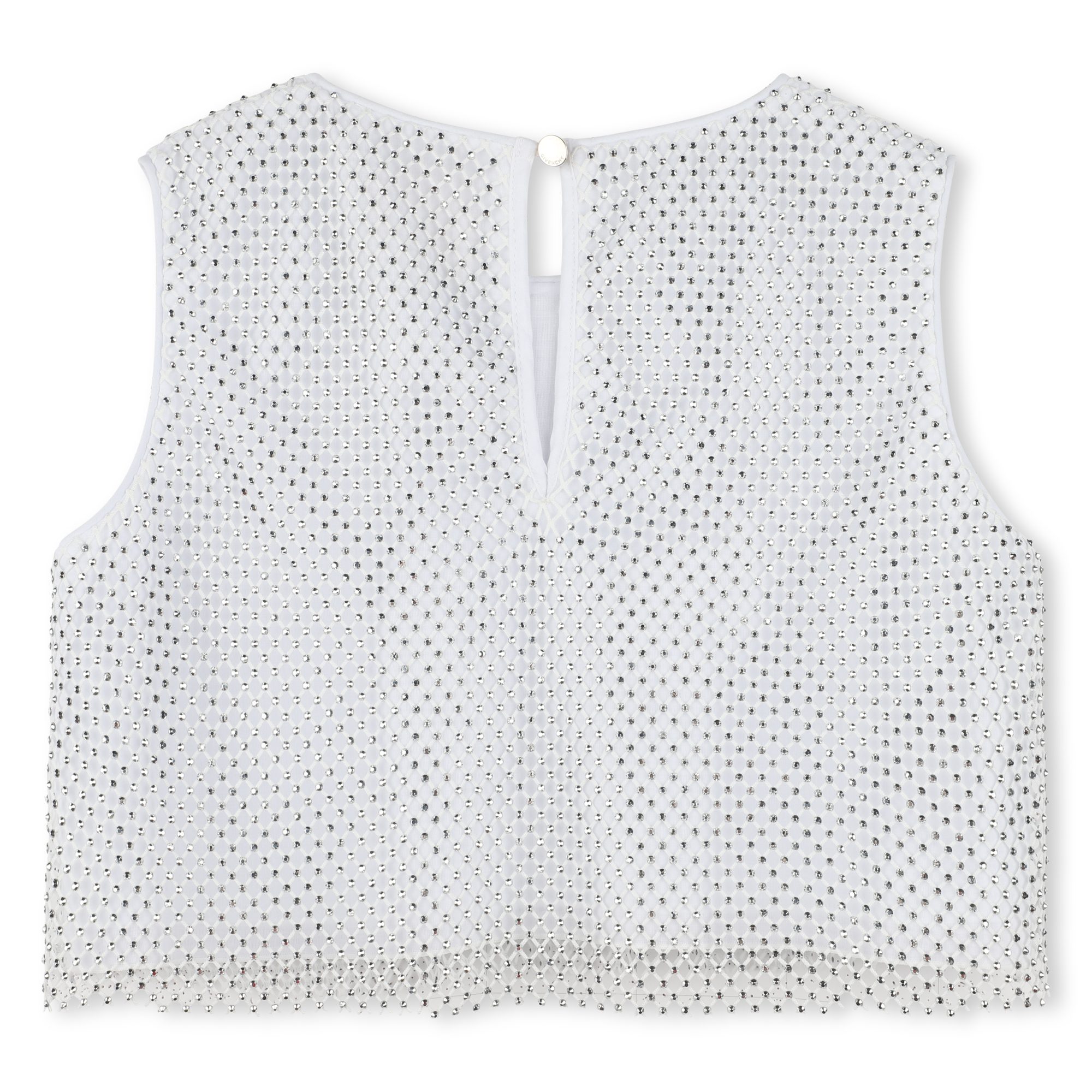 Blouse en maille ajourée avec strass GIVENCHY pour FILLE