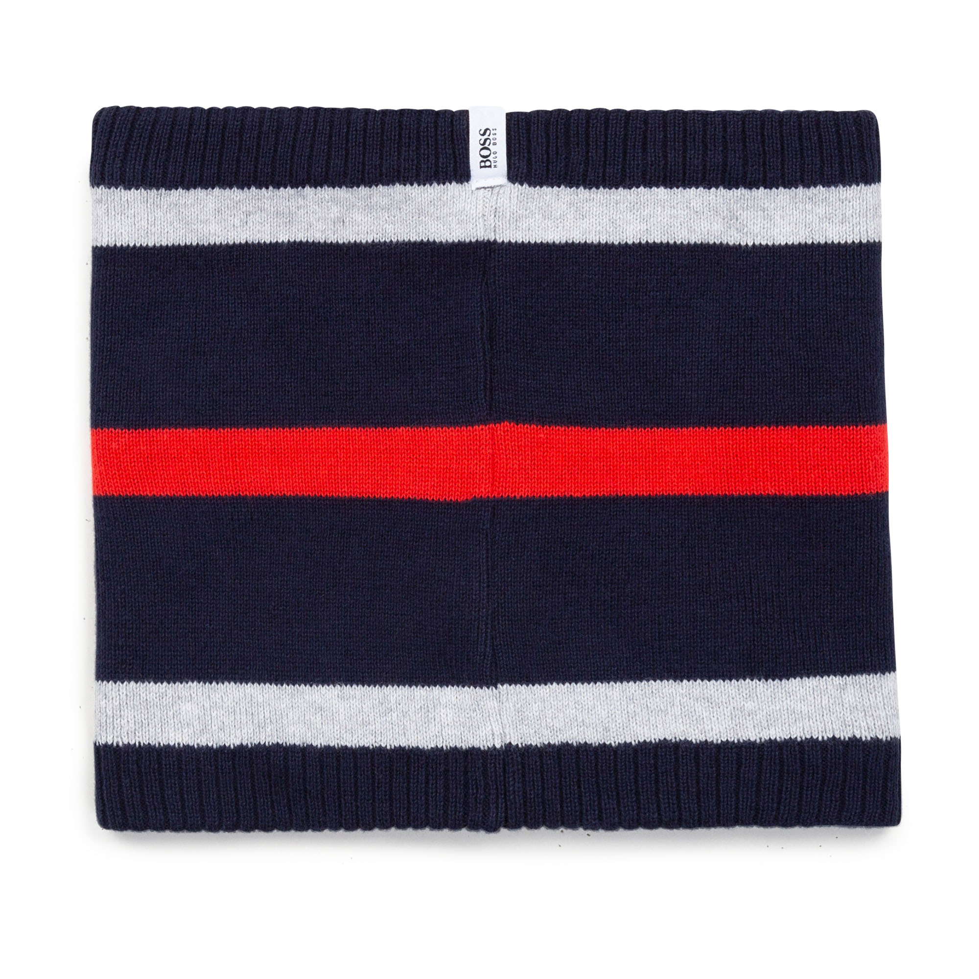 Knitted snood in lined cotton BOSS for BOY