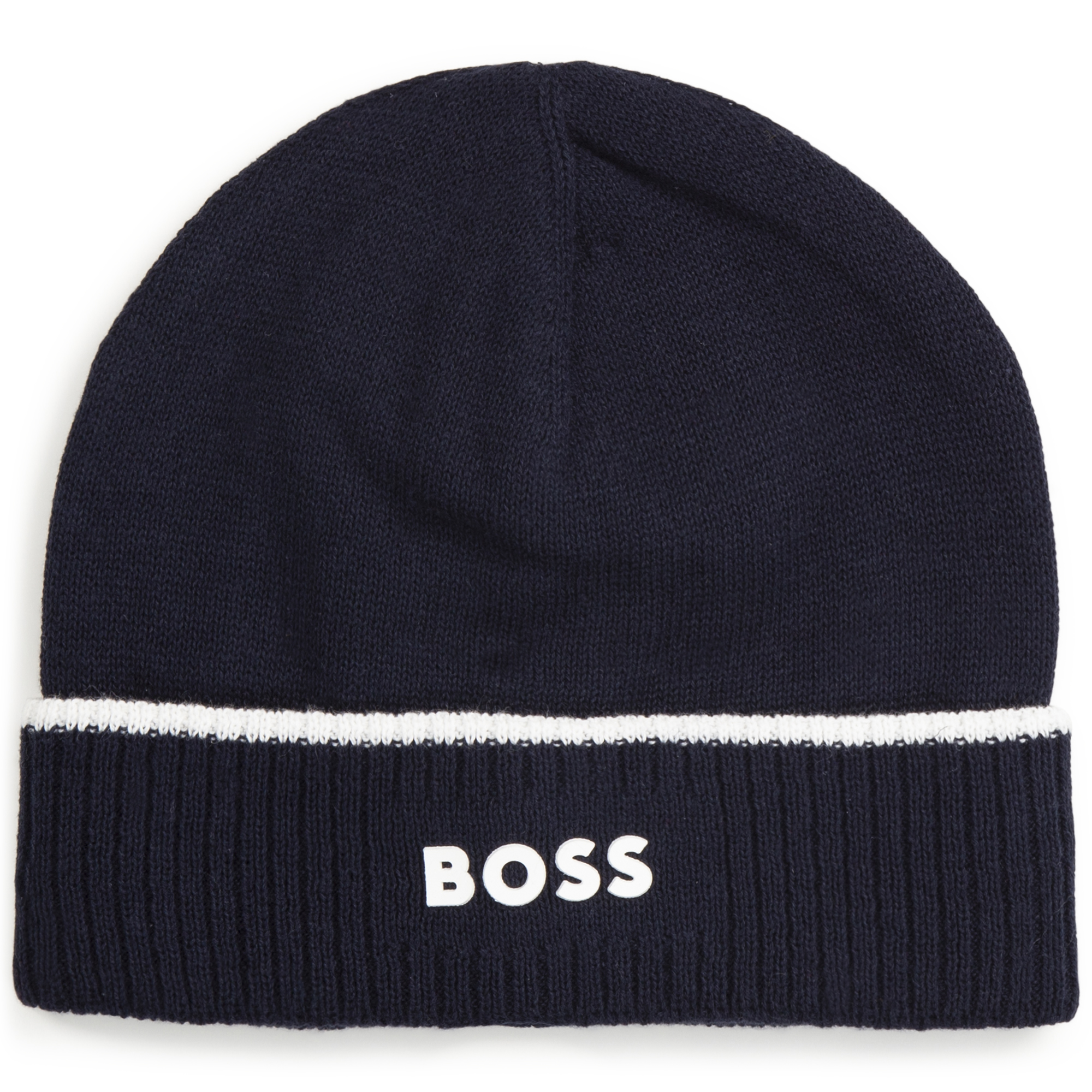 Round knitted cotton hat BOSS for BOY