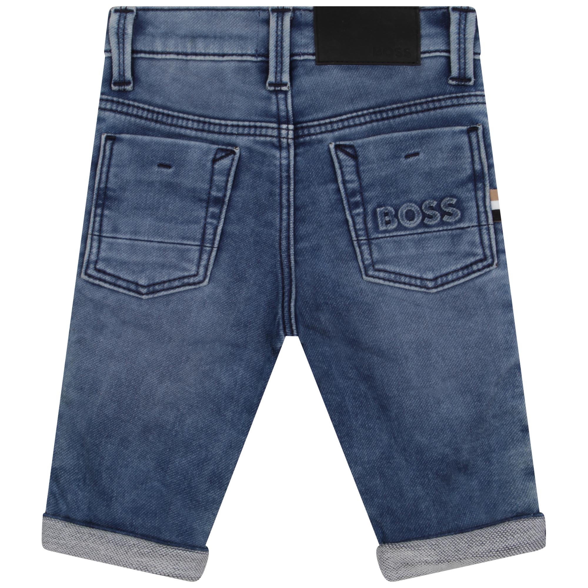 Roll-up 5-pocket jeans BOSS for BOY