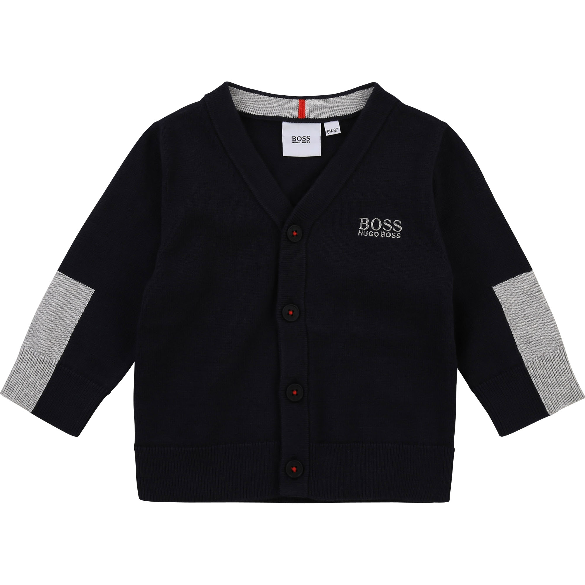Knitted cardigan 100% cotton BOSS for BOY
