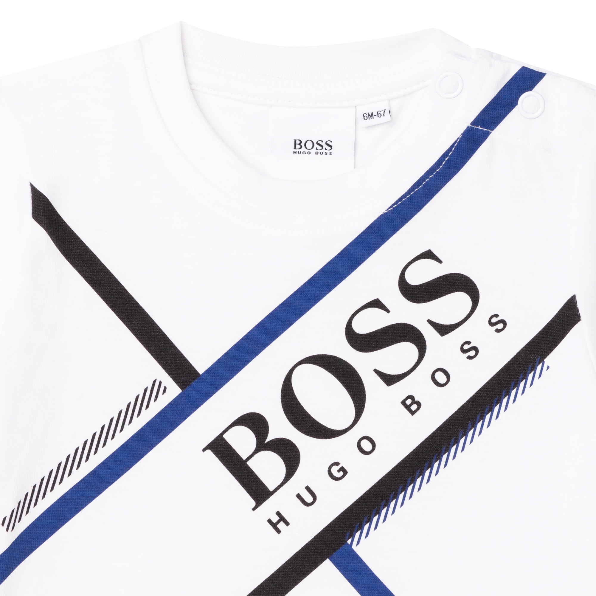 T-shirt in jersey a maniche corte BOSS Per RAGAZZO