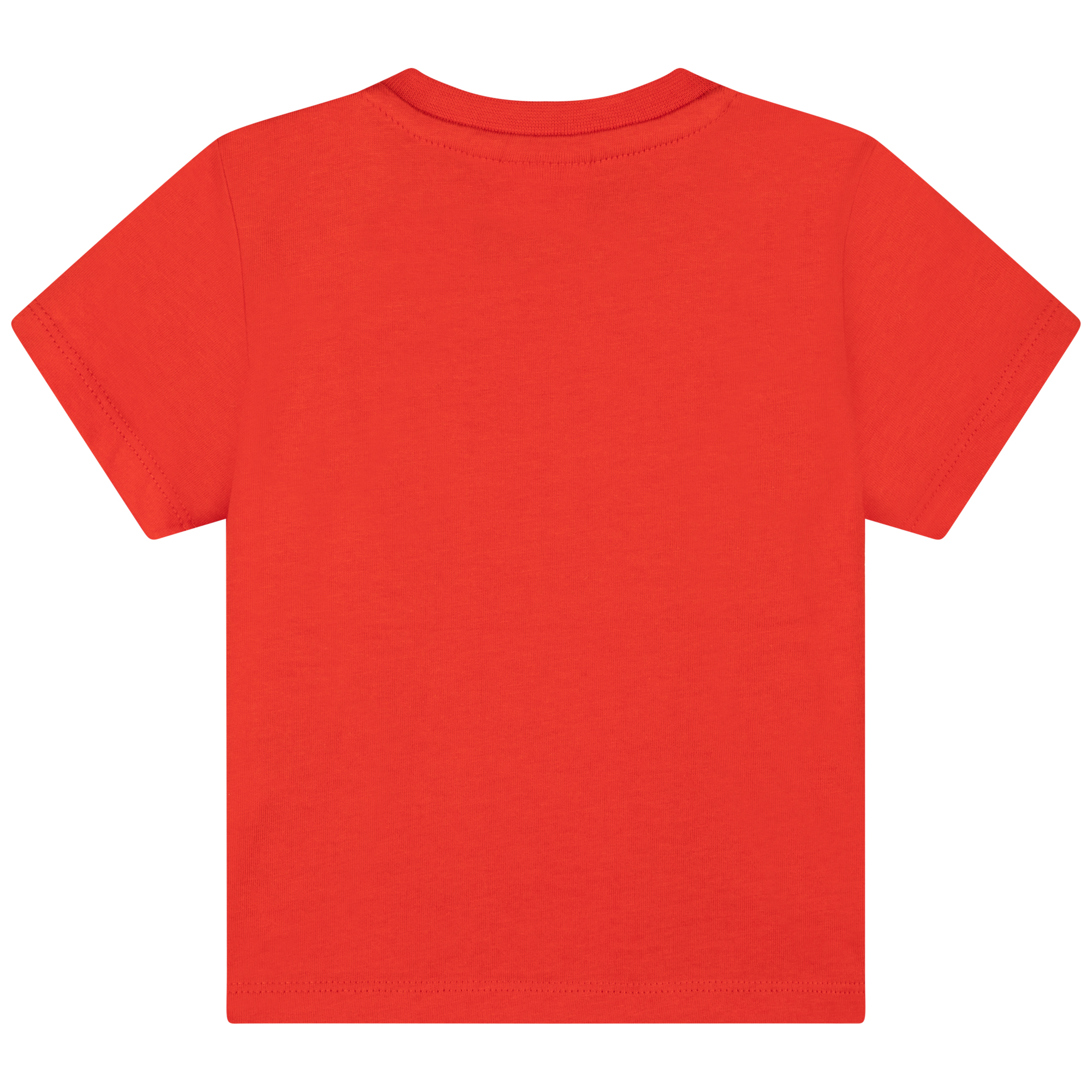 Camiseta de punto de algodón liso BOSS para NIÑO
