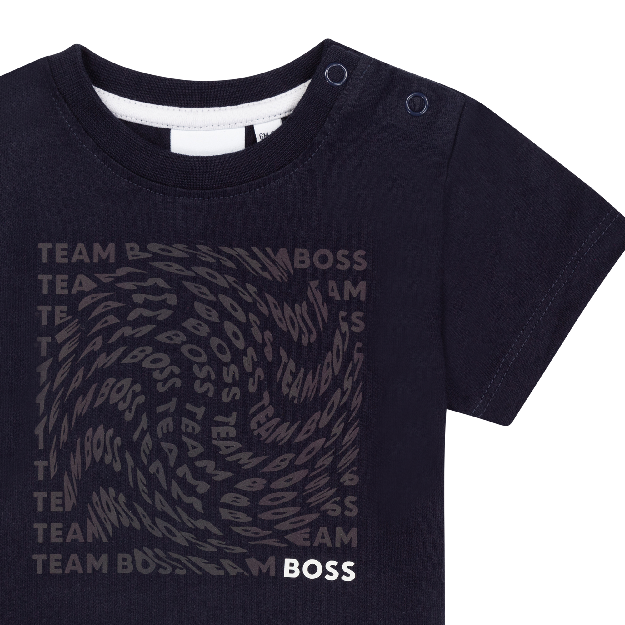 T-shirt met aangebrachte print BOSS Voor