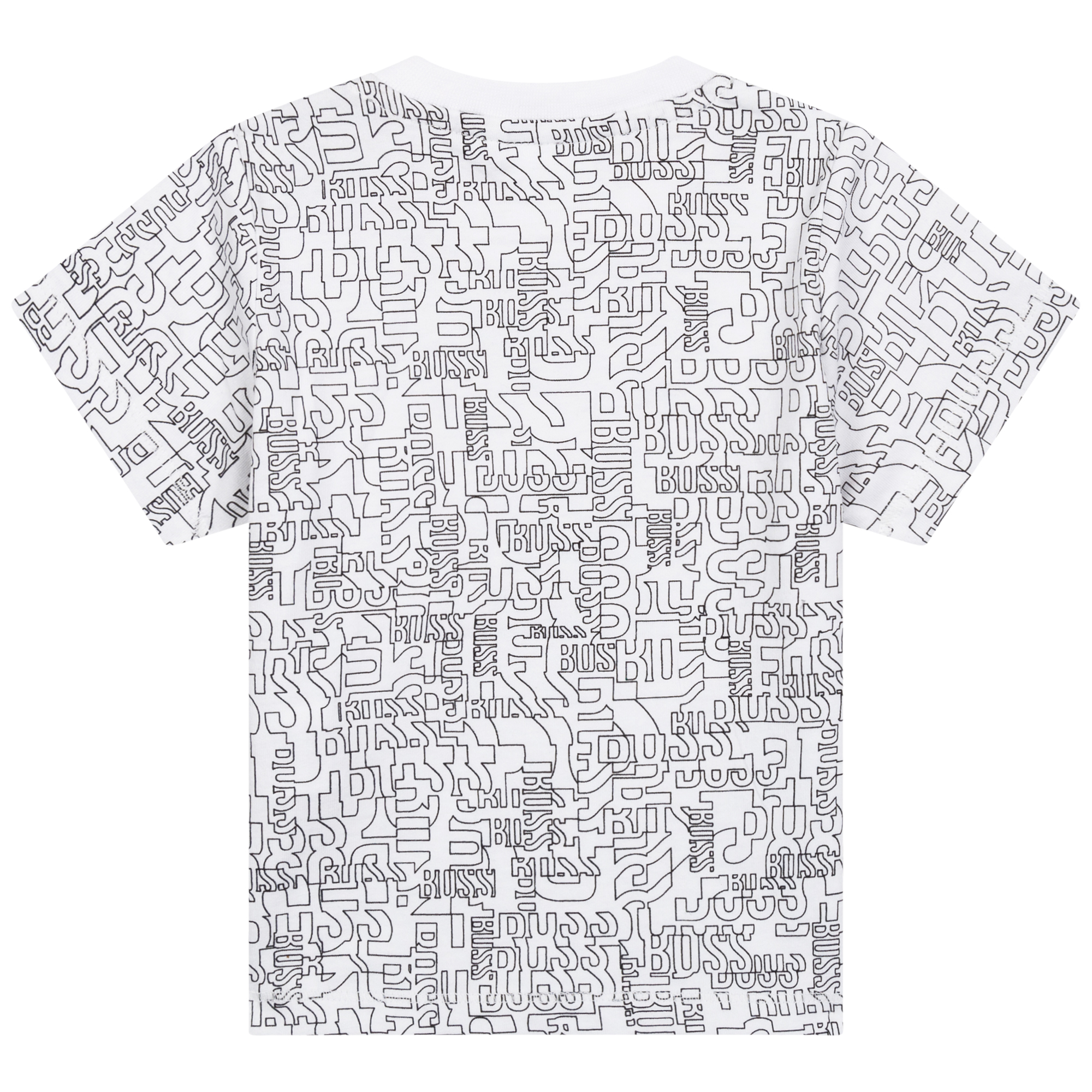 T-shirt en coton imprimé BOSS pour GARCON