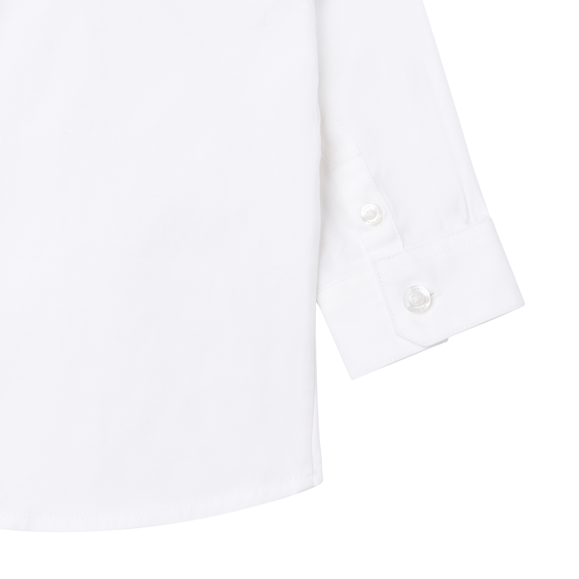 Embroidered cotton shirt BOSS for BOY