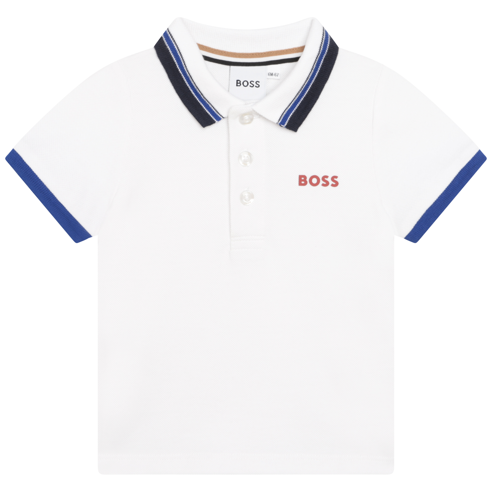Cotton piqué polo shirt BOSS for BOY