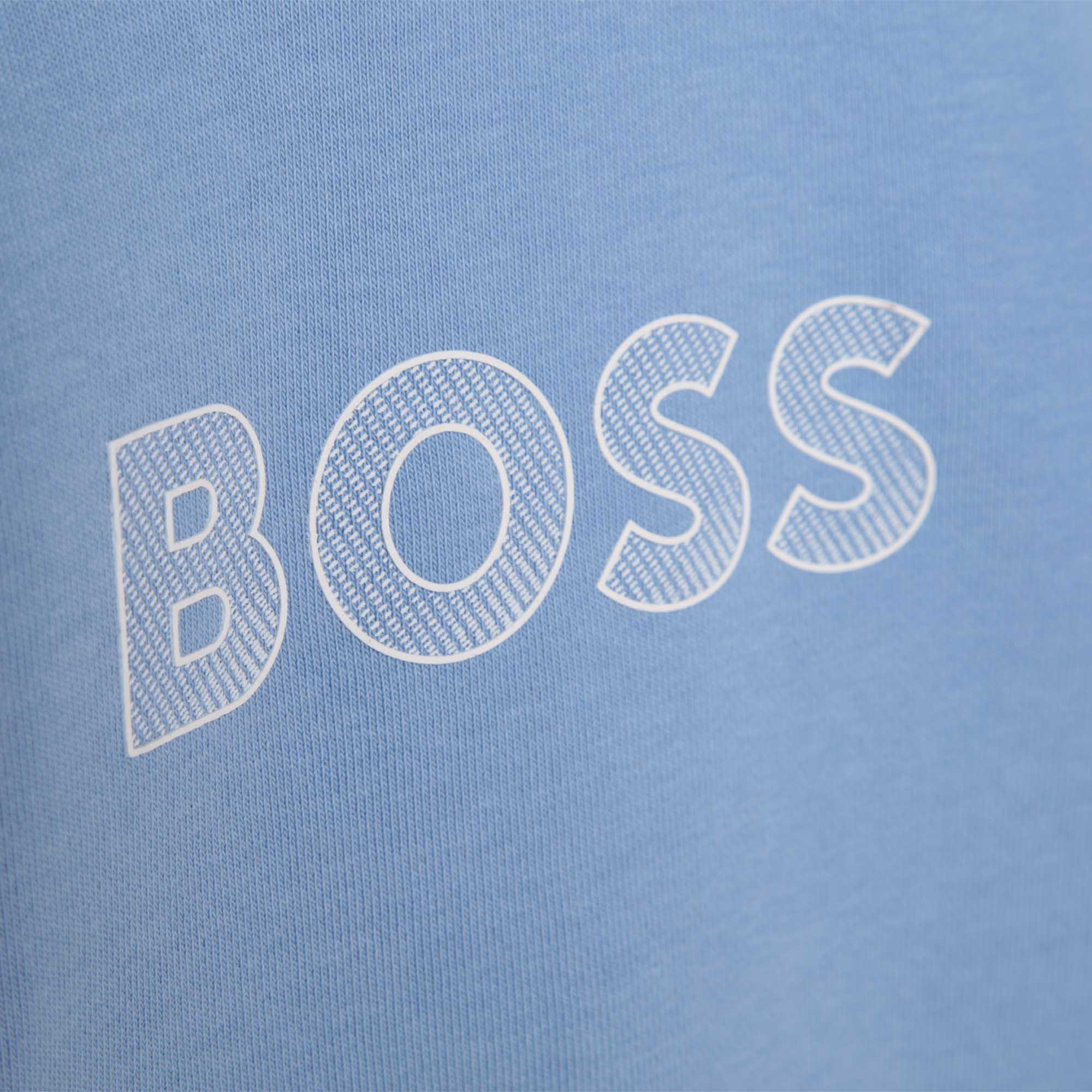 Fleece sweatshirt with logo BOSS for BOY