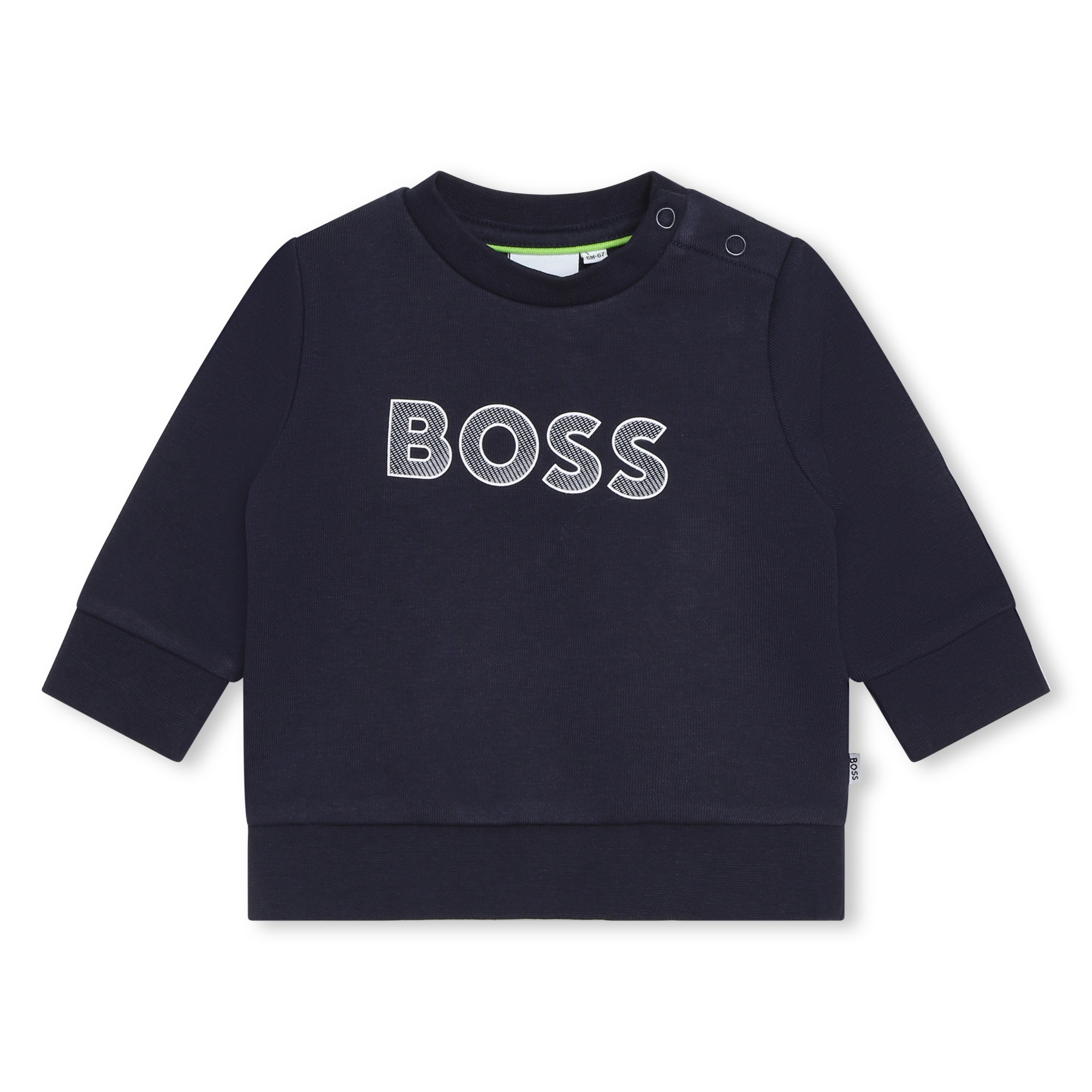 Fleece sweatshirt with logo BOSS for BOY