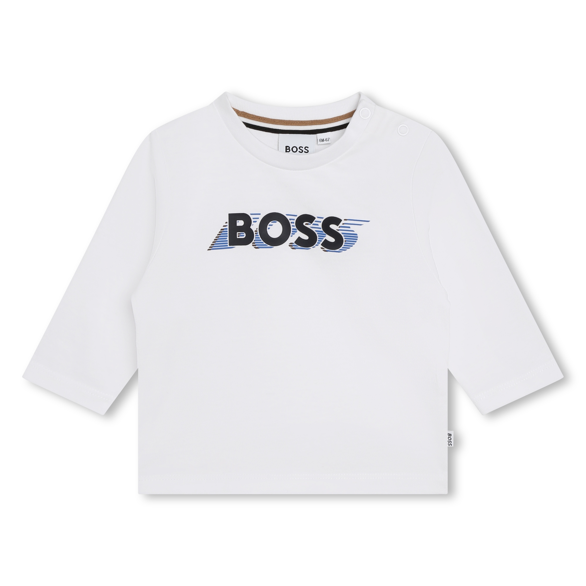 T-shirt with logo print BOSS for BOY