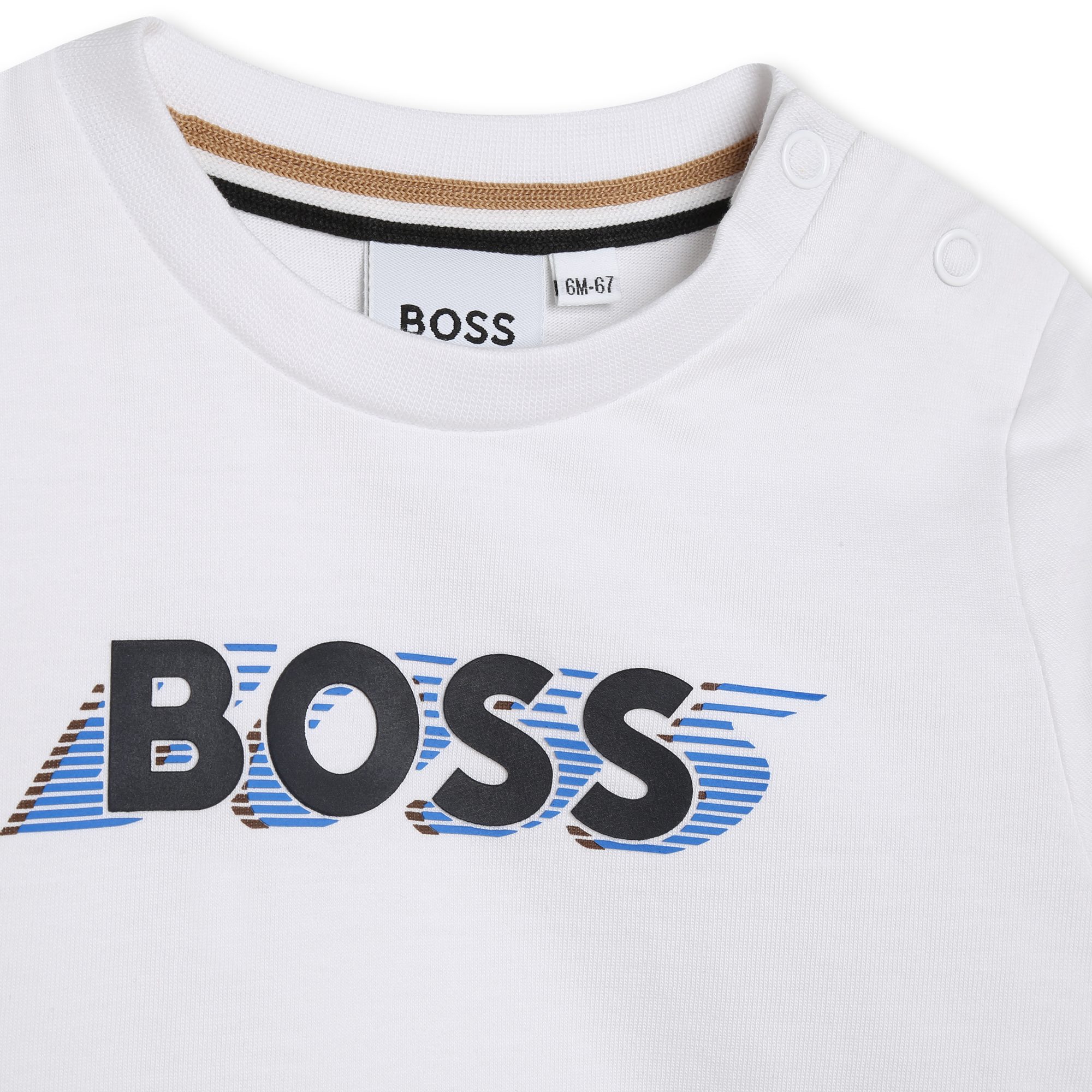 Camiseta estampada con el logo BOSS para NIÑO