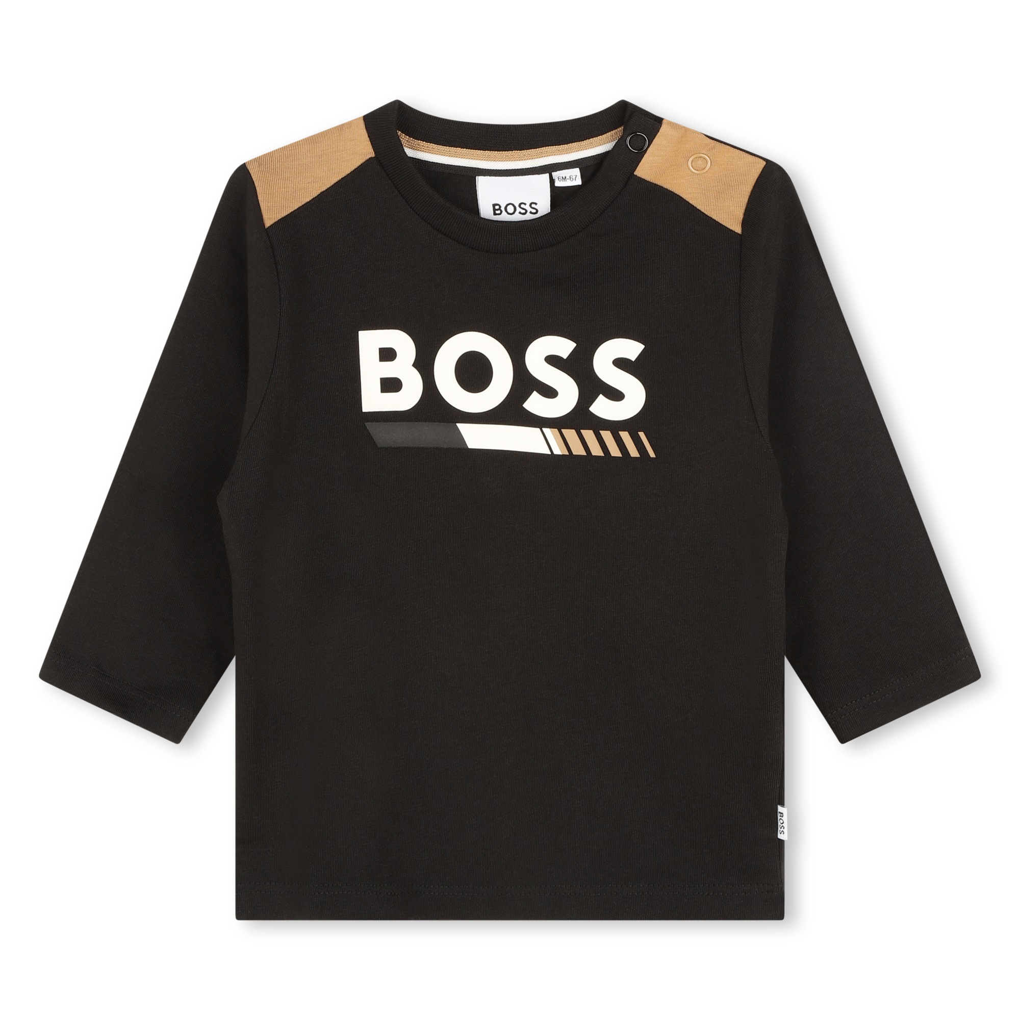 Baumwoll-t-shirt mit einsätzen BOSS Für JUNGE