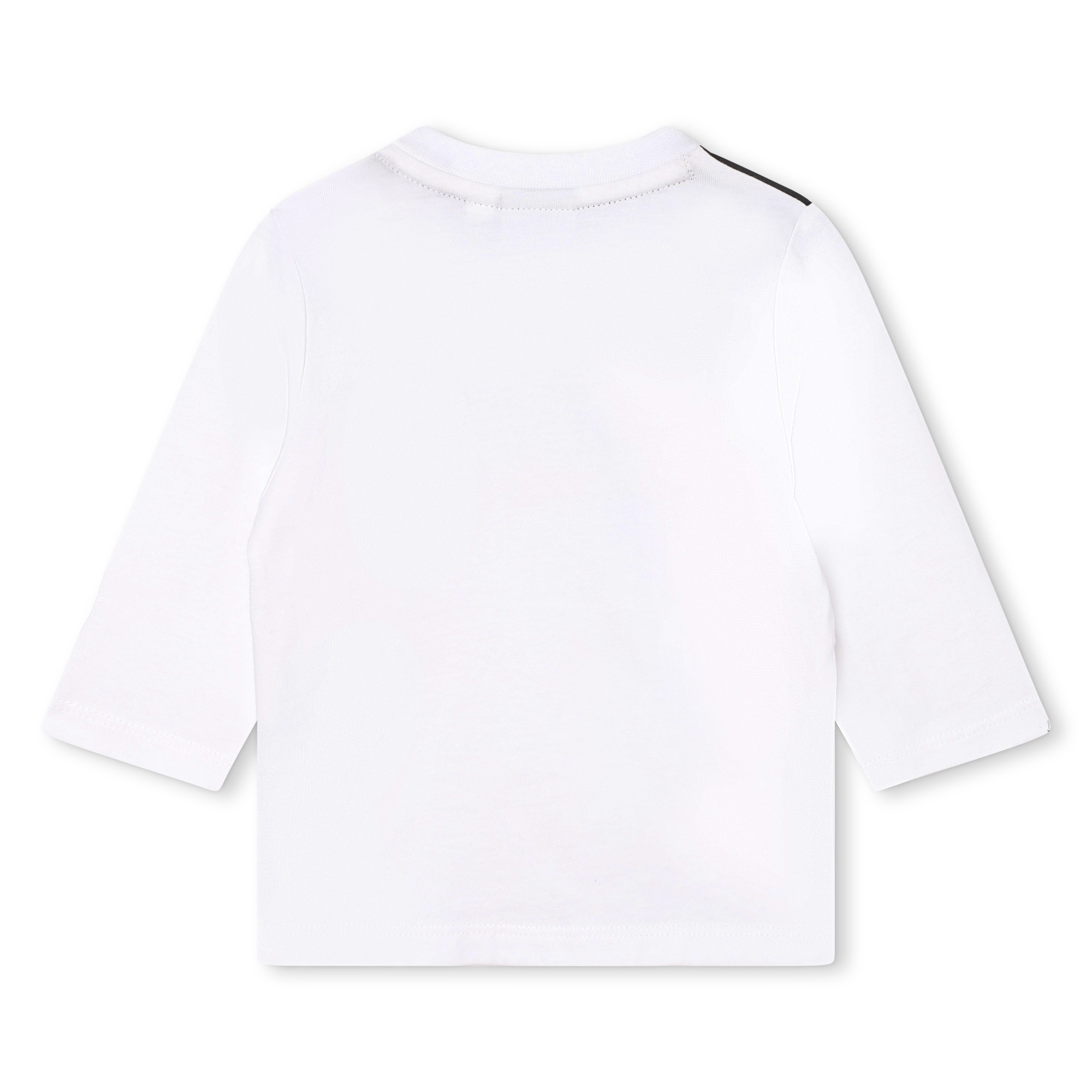 Camiseta de algodón y apliques BOSS para NIÑO