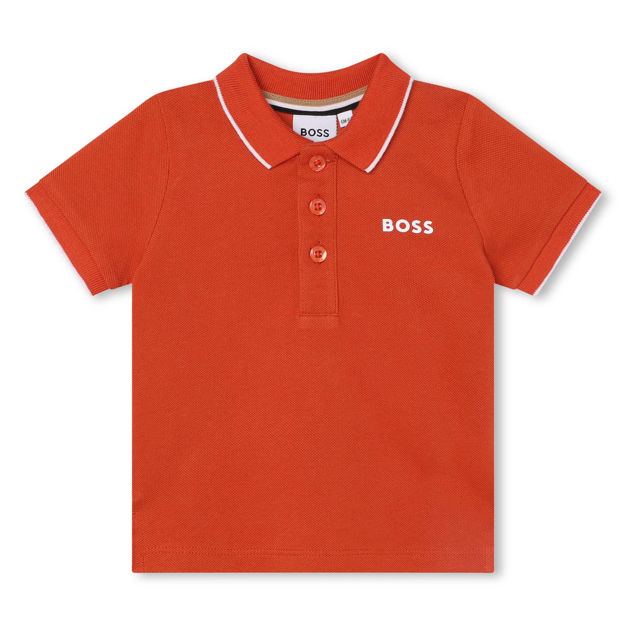 Baumwoll-poloshirt mit logo BOSS Für JUNGE