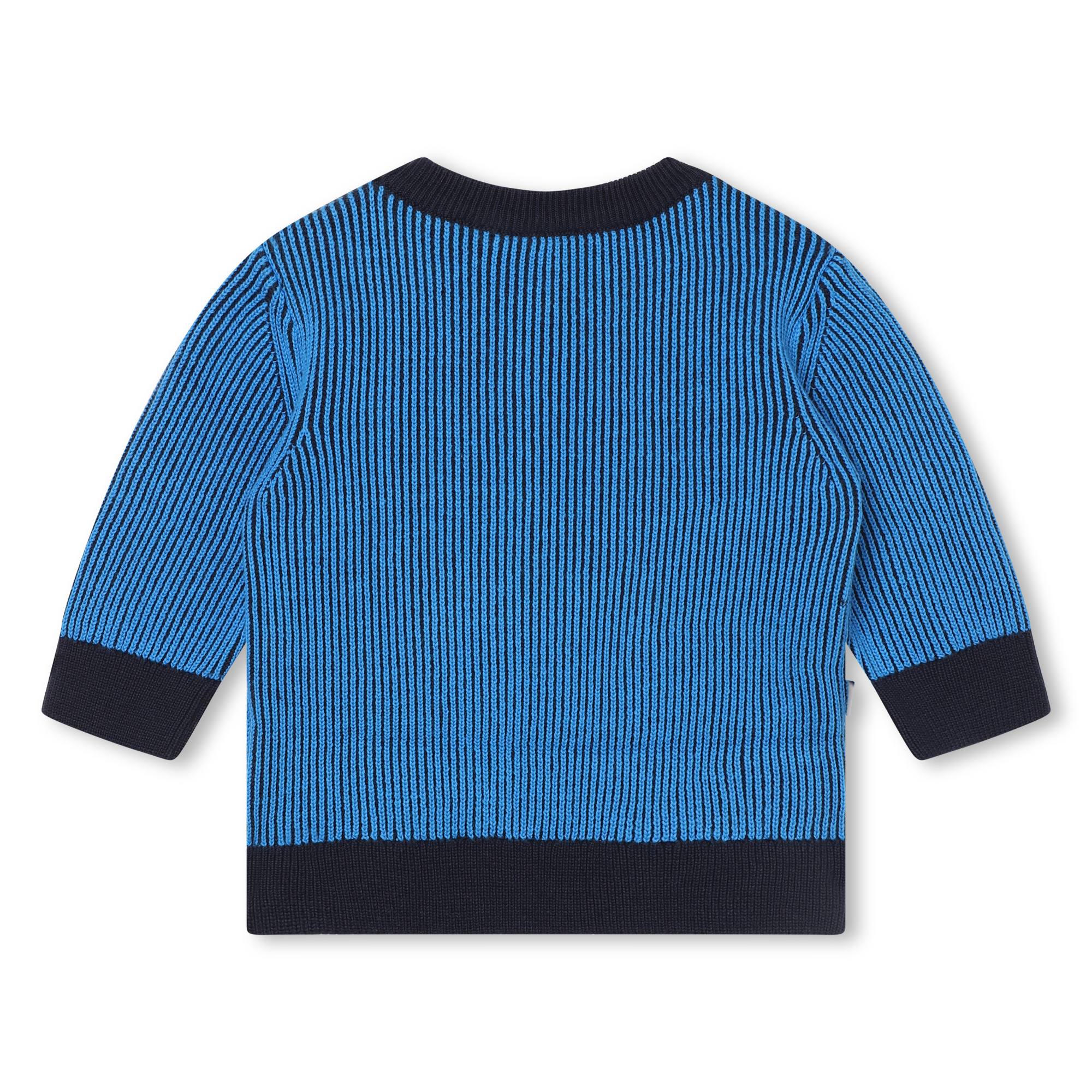 Two-tone cotton jumper BOSS for BOY
