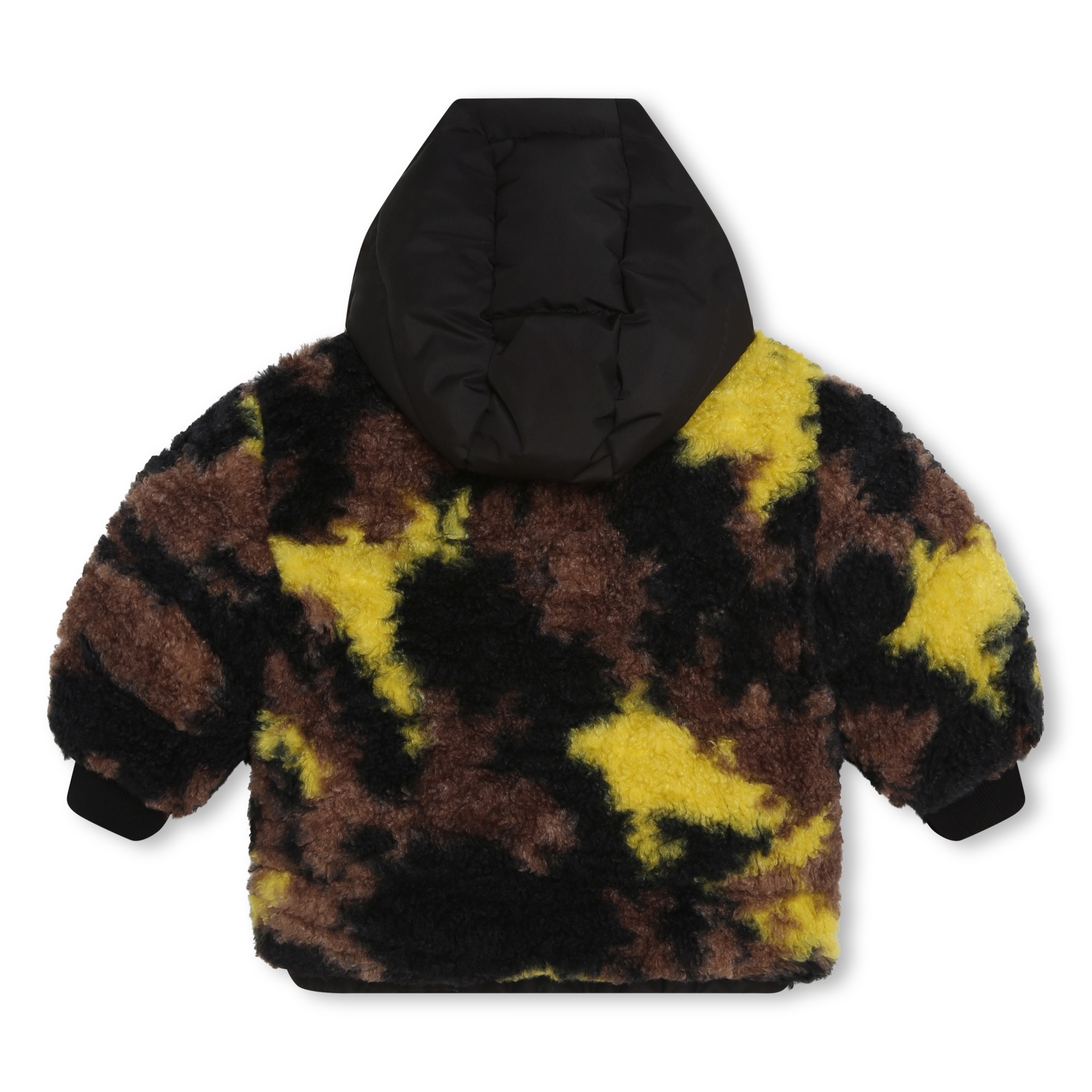 Bi-material hooded jacket BOSS for BOY