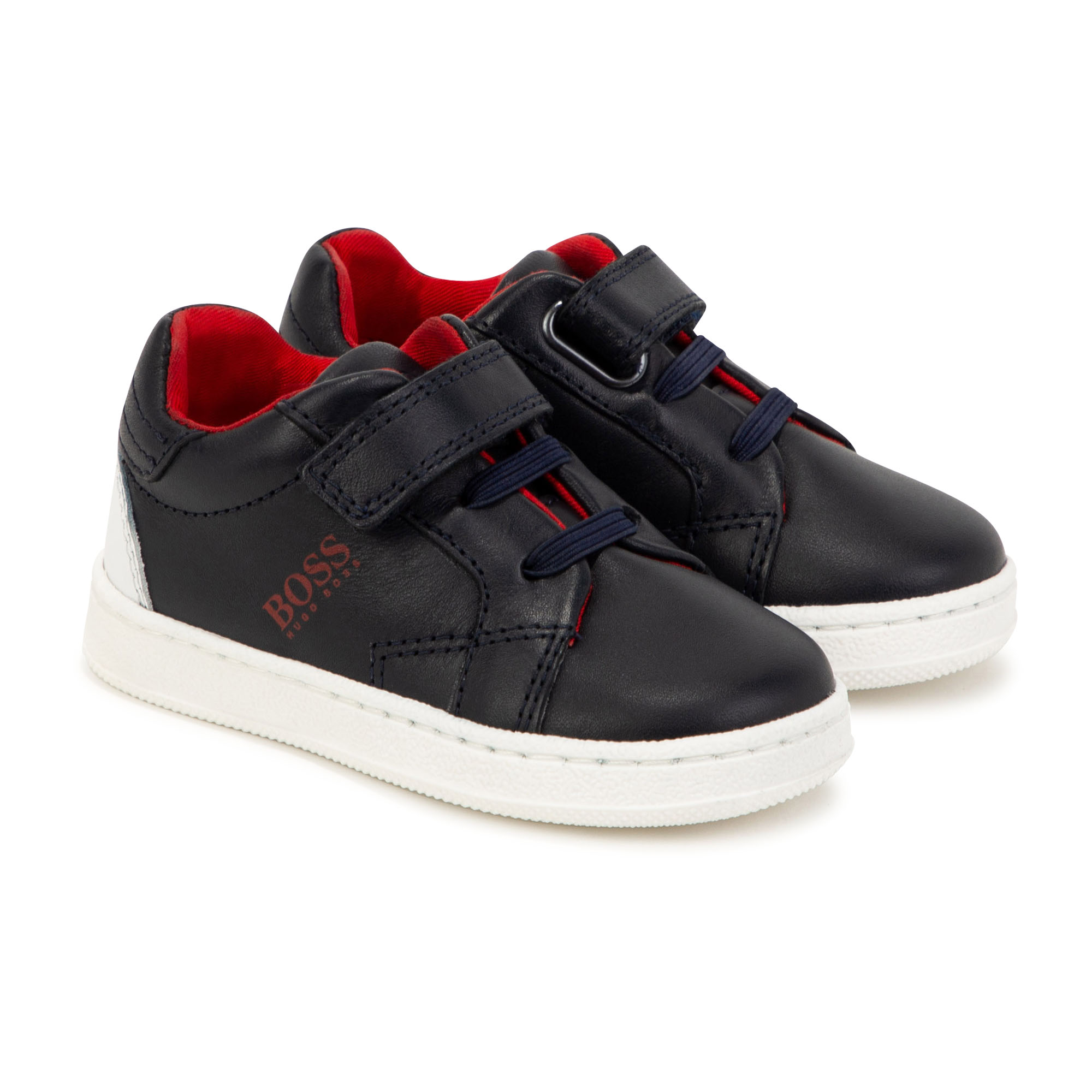 Leather sneakers BOSS for BOY