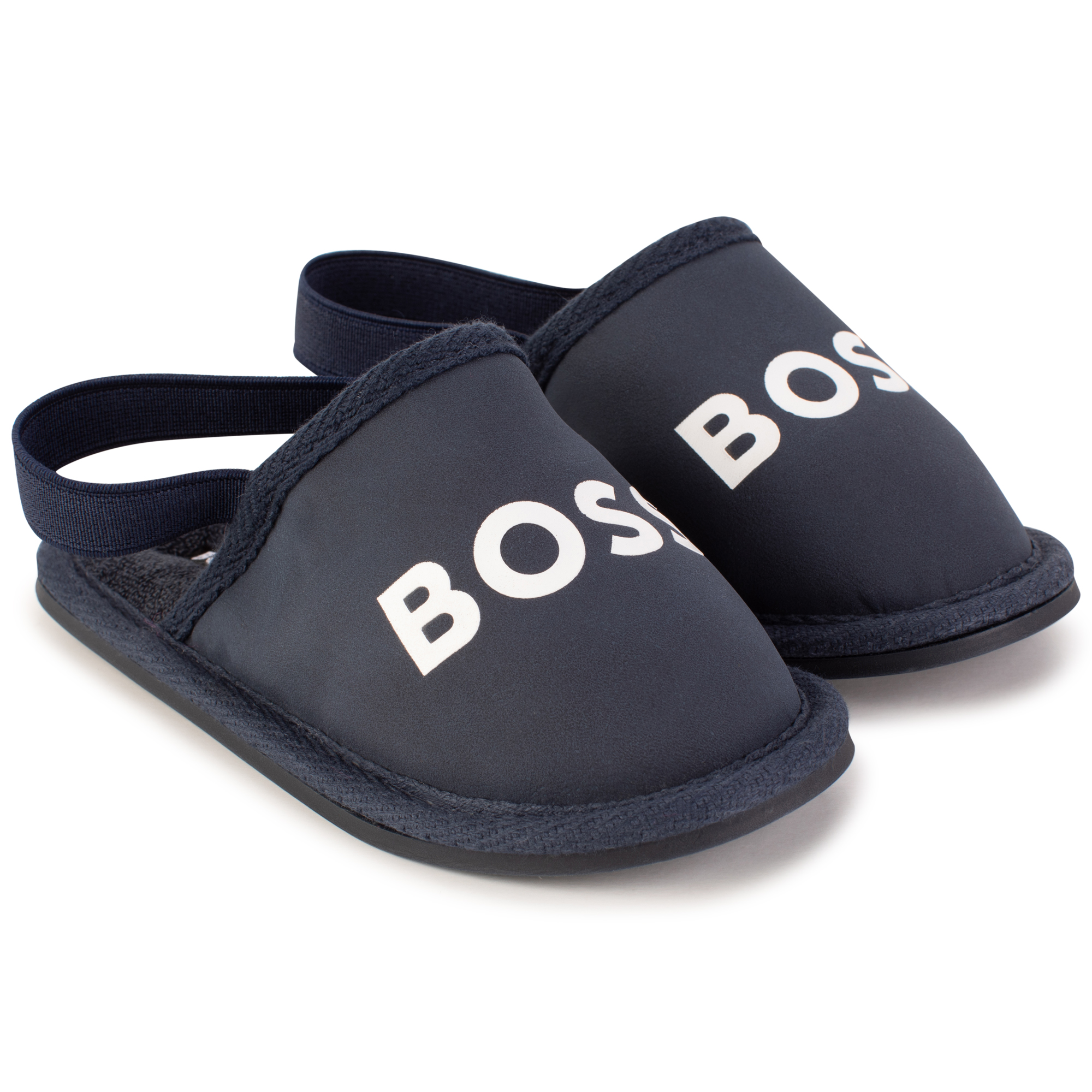 Mule slippers with logo BOSS for BOY