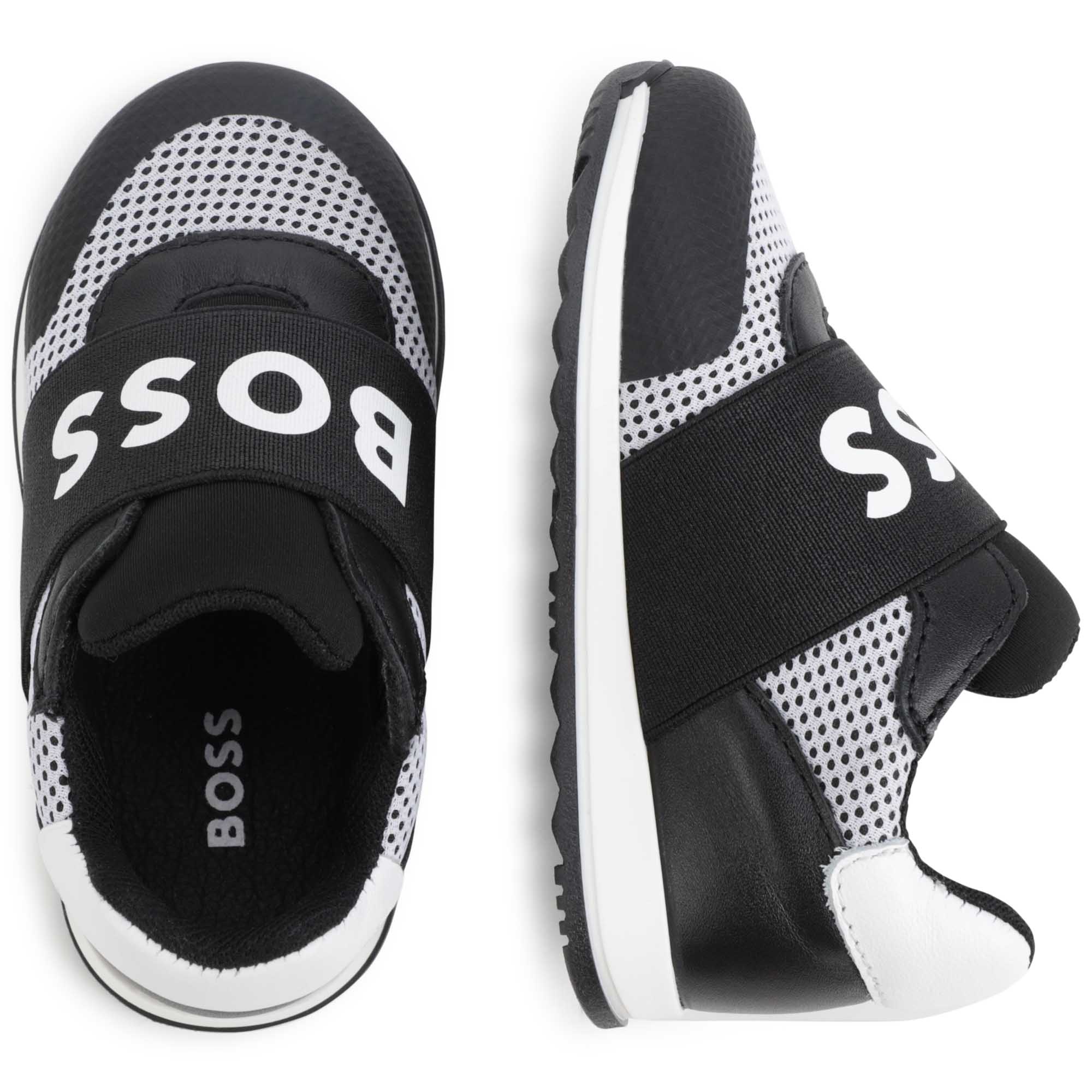 Leather Slip On Sneakers BOSS for BOY
