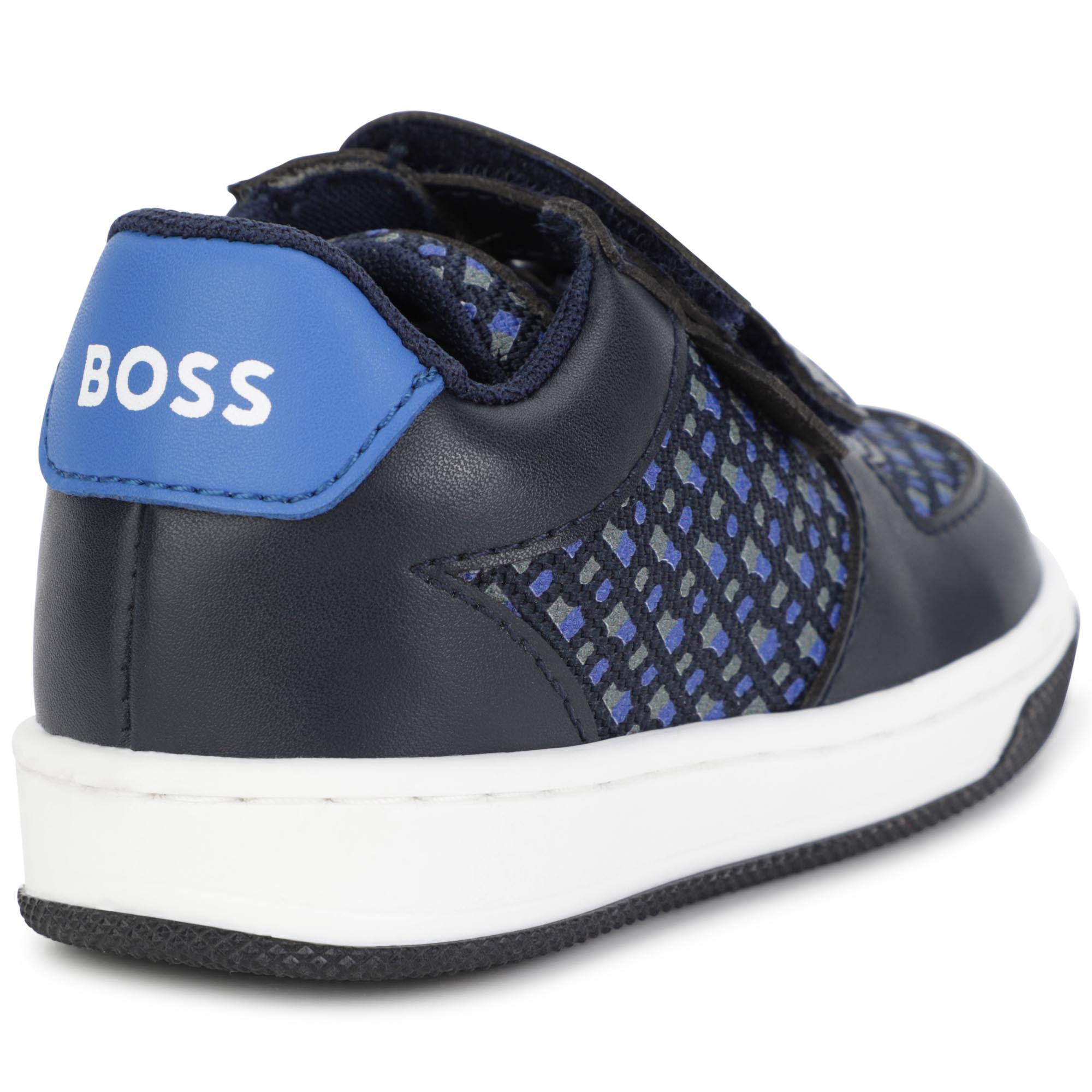 Dual-fabric trainers BOSS for BOY