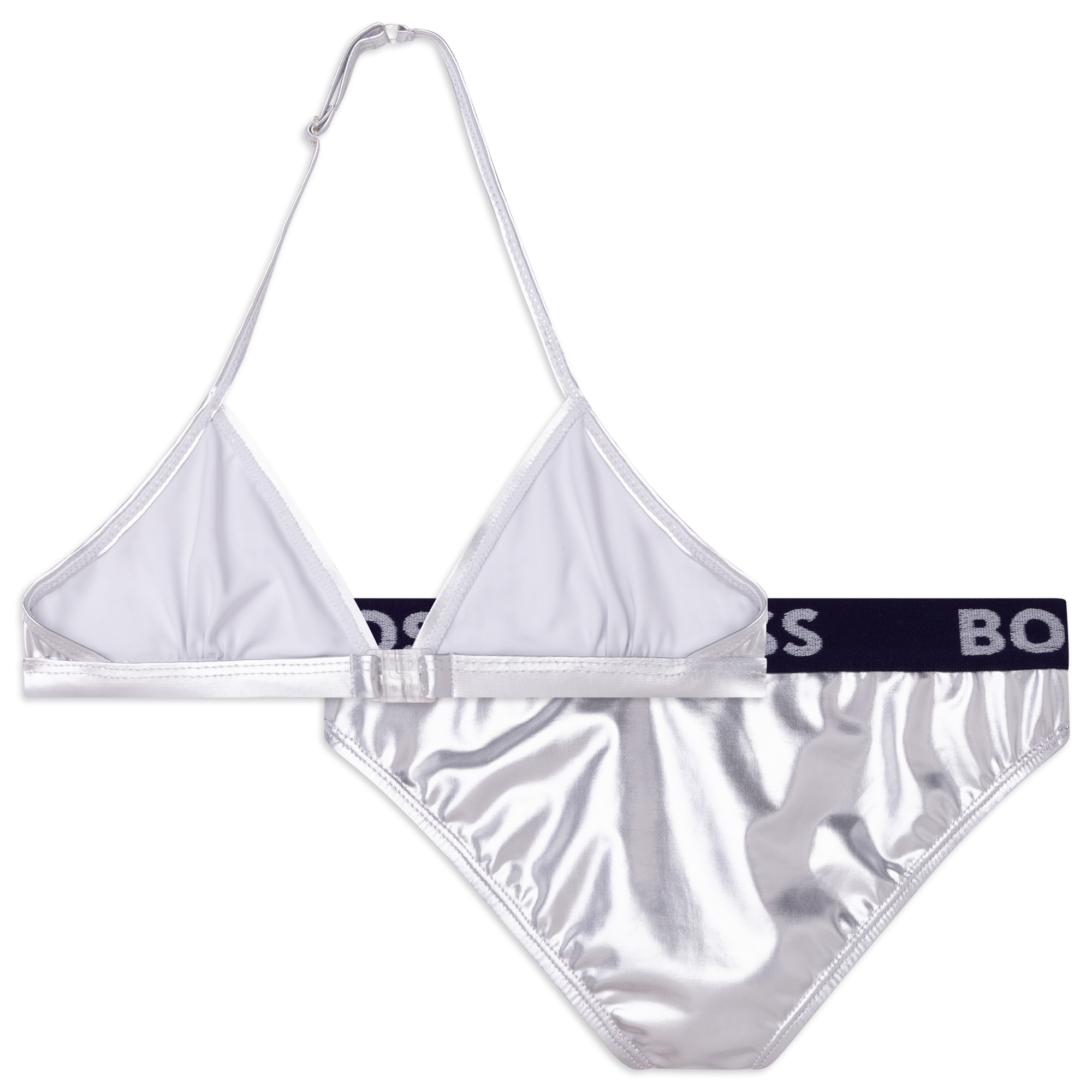 2-piece silver bathing suit BOSS for GIRL