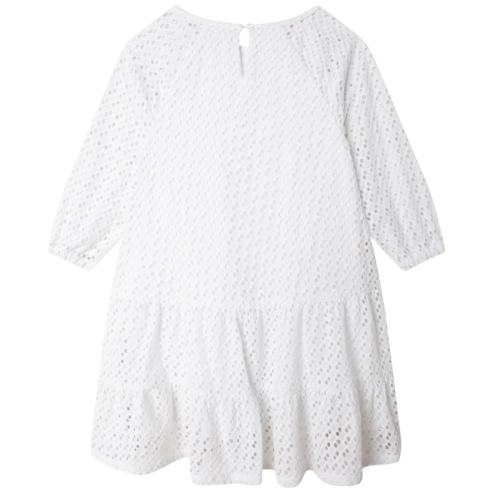 Cotton broderie anglaise dress BOSS for GIRL