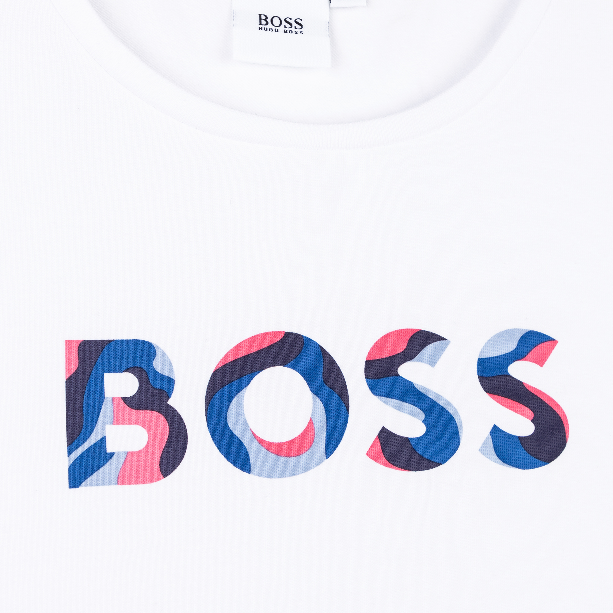 T-shirt in jersey di cotone BOSS Per BAMBINA