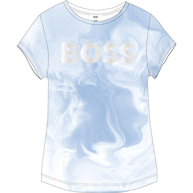 T-shirt avec logo BOSS pour FILLE