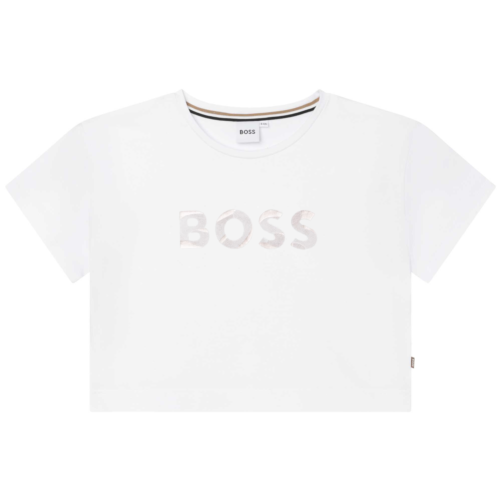 Short-sleeved cotton t-shirt BOSS for GIRL