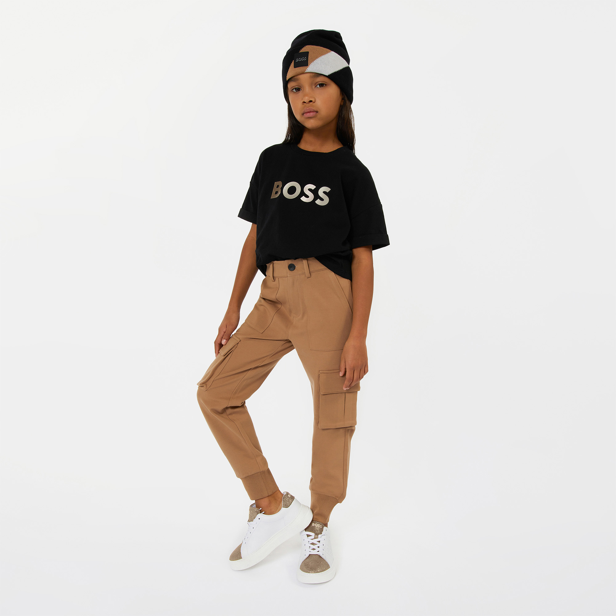 T-shirt manches courtes BOSS pour FILLE